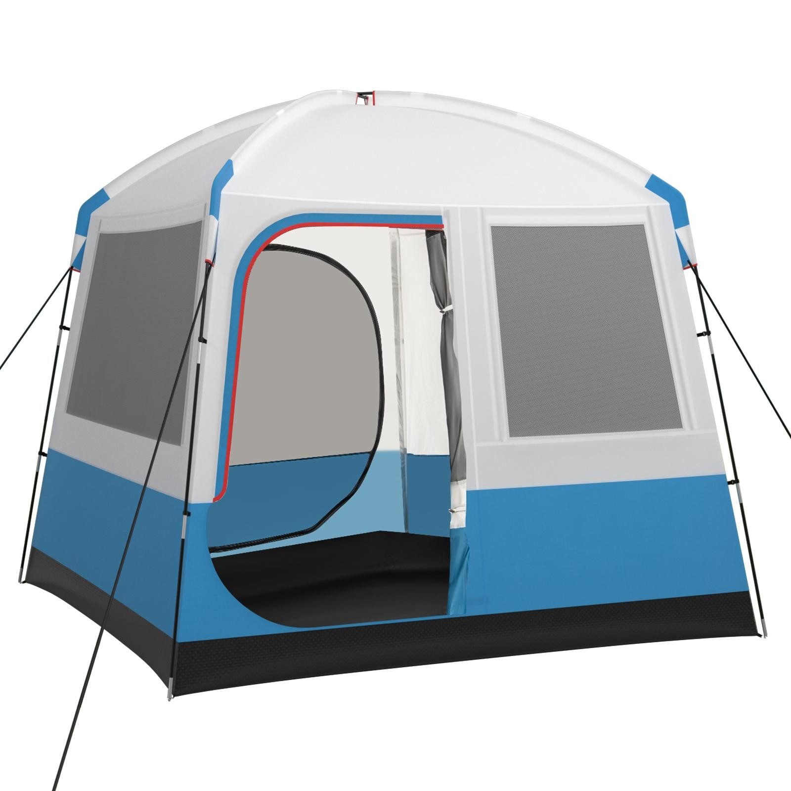 KOMFOTTEU Kuppelzelt, Campingzelt wasserdicht für 4-5 Personen günstig online kaufen