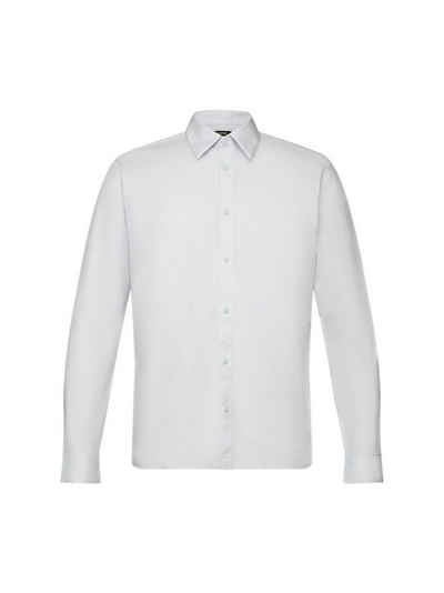 Esprit Collection Businesshemd Schmal geschnittenes Baumwollhemd