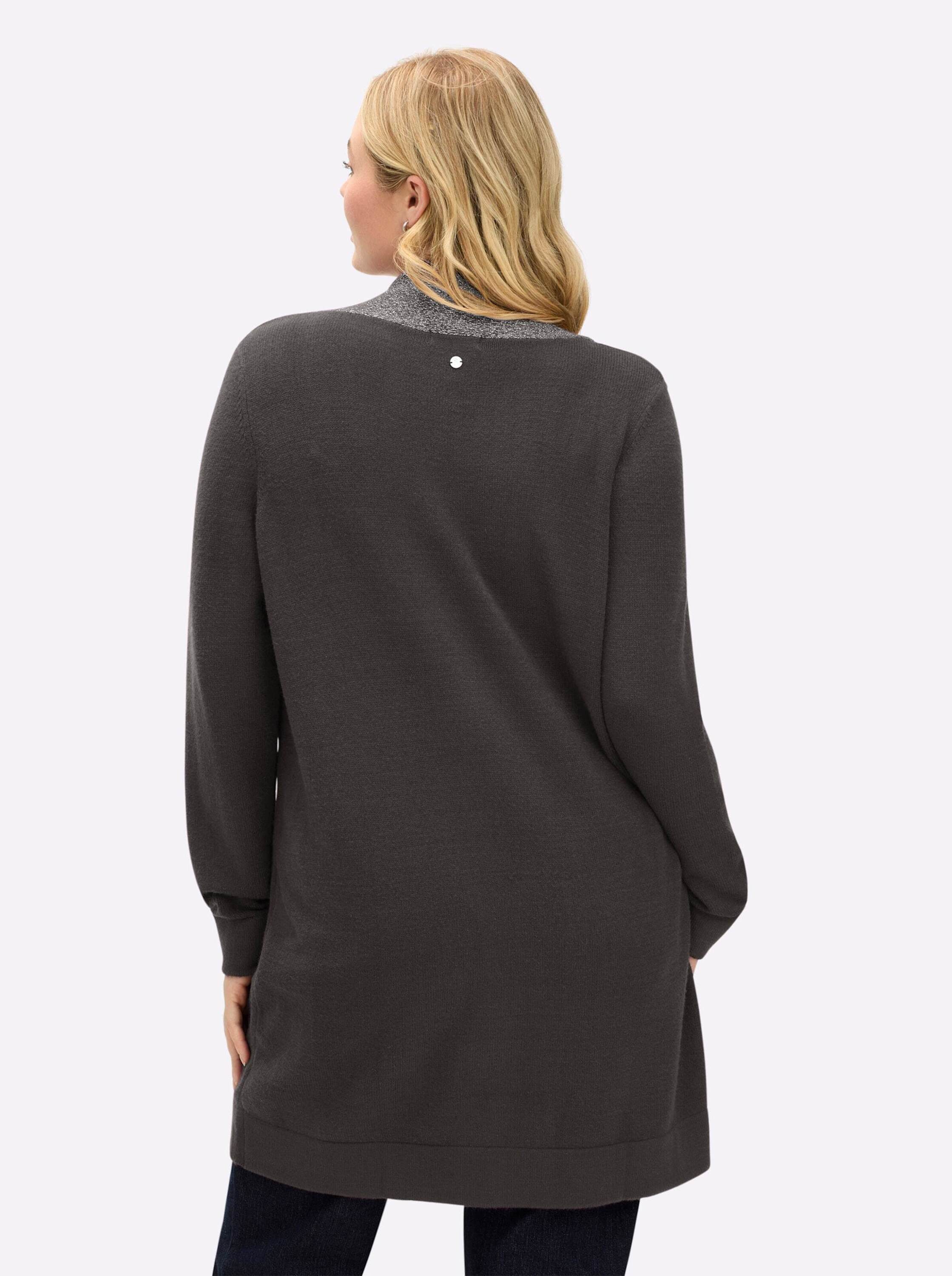 Sheego Strickpullover Long-Pullover Langarm Jersey günstig online kaufen