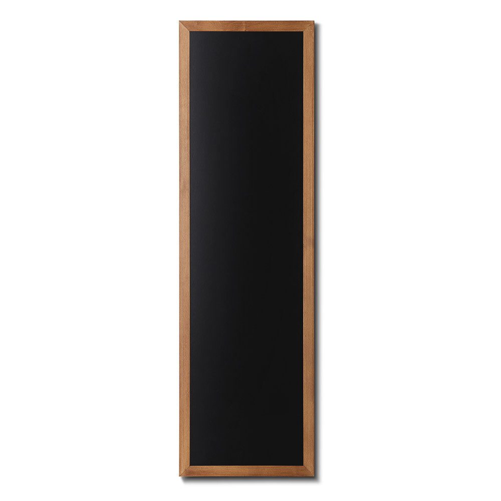 Showdown Displays Standtafel Showdown Displays Kreidetafel Holz - flacher Rahmen - 56x170cm - Teak, (1-tlg)