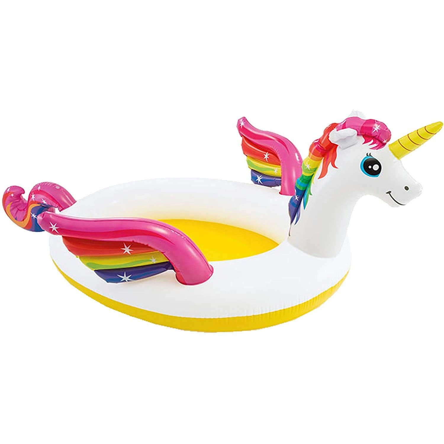 Intex Planschbecken 57441NP - Baby Pool - Einhorn (272x193x104cm)