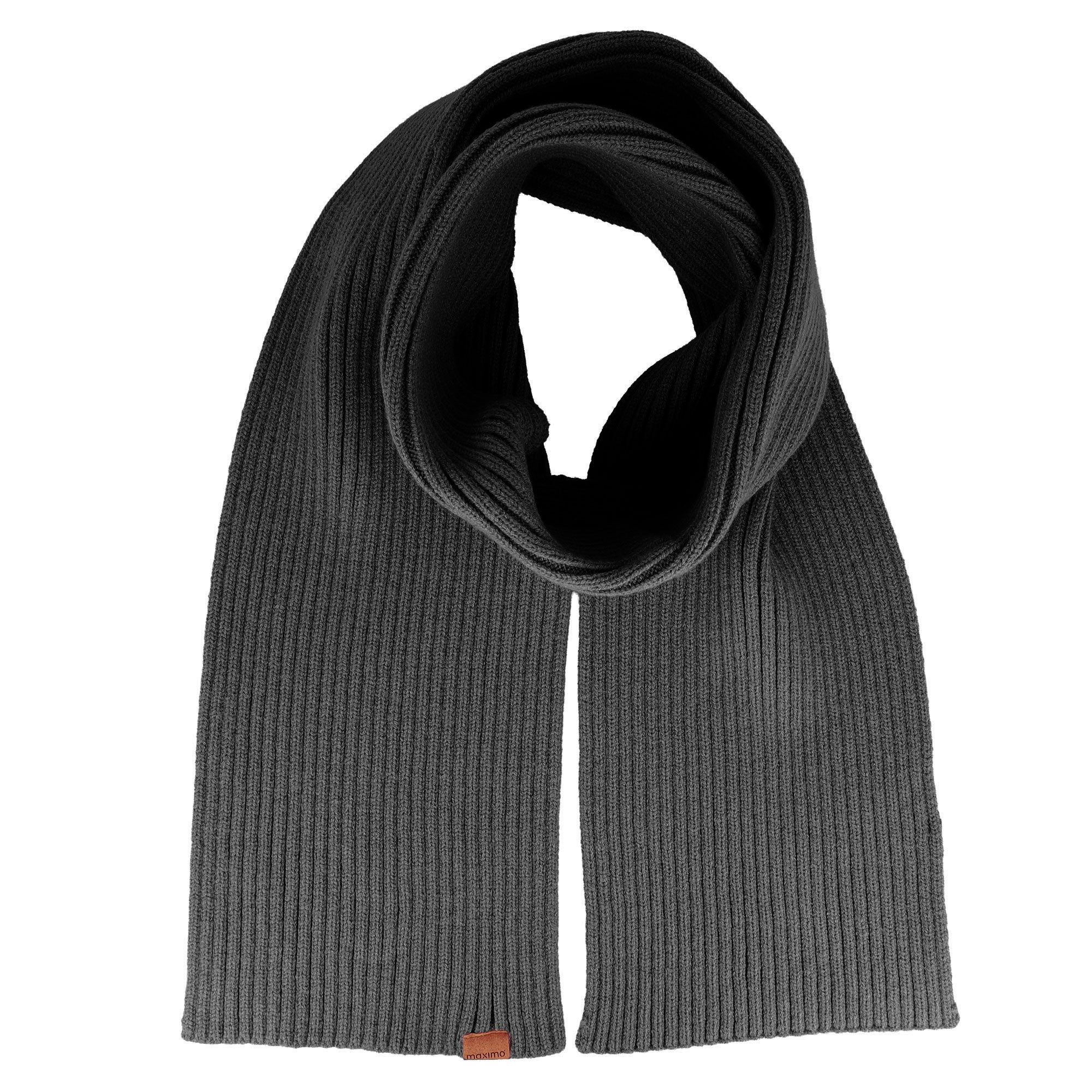 MAXIMO Schal, (1-St), aus Strick, mit casual Stil