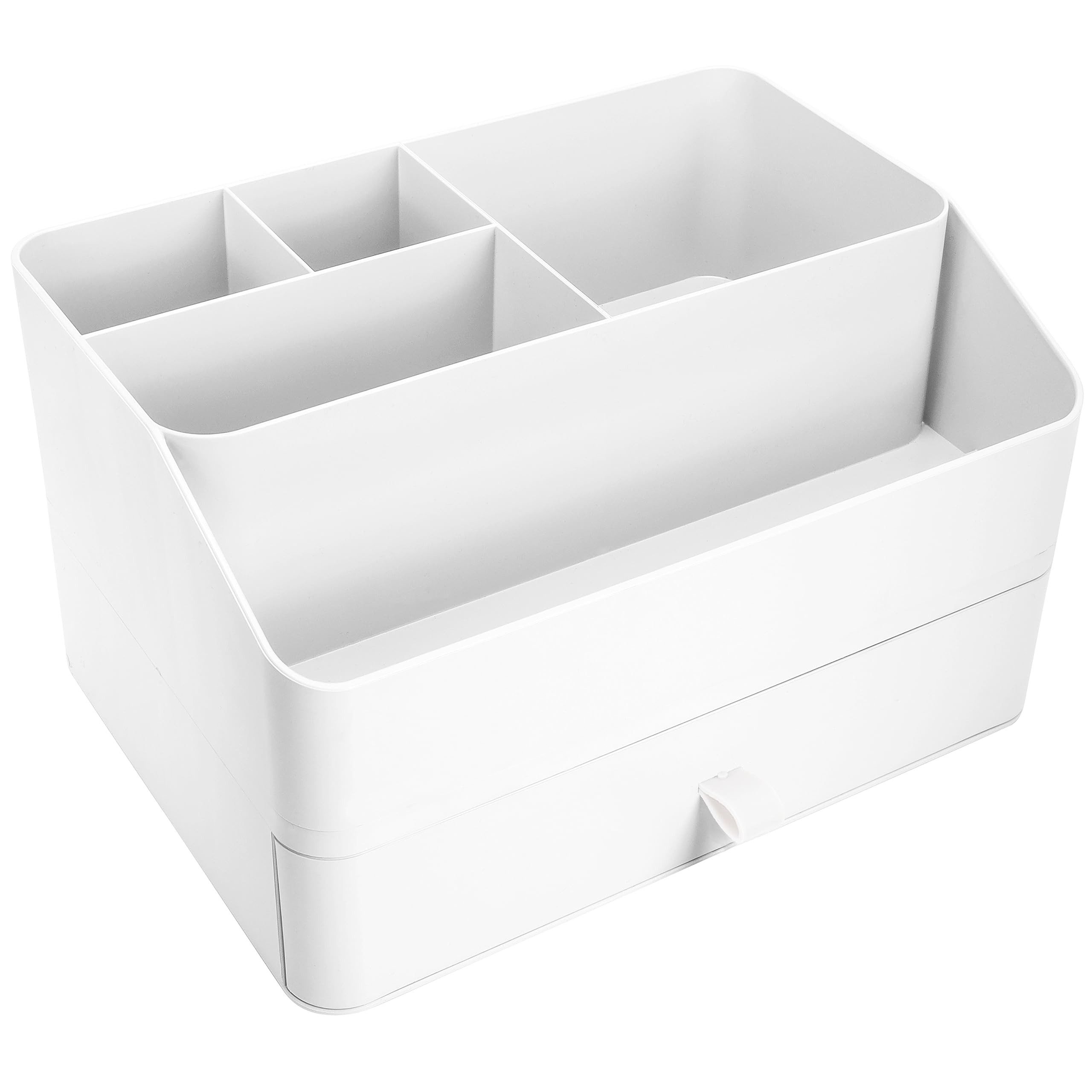 Belle Vous Badorganizer Weißer Kosmetik-Organizer mit Schublade (1 St)