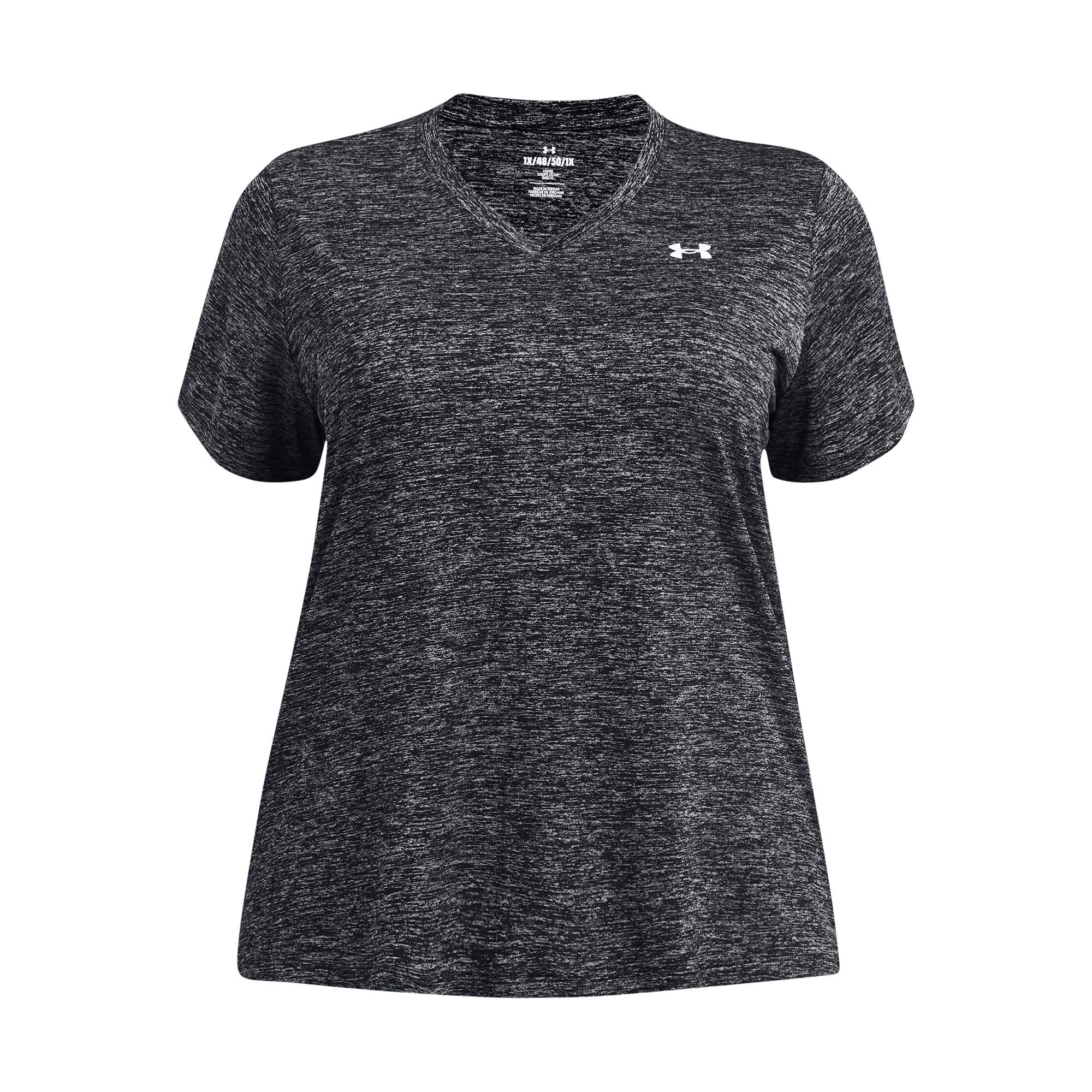 Unterziehshirt Under Armour Damen Shirt Tech SSV- Twist - Große Größen 1384221