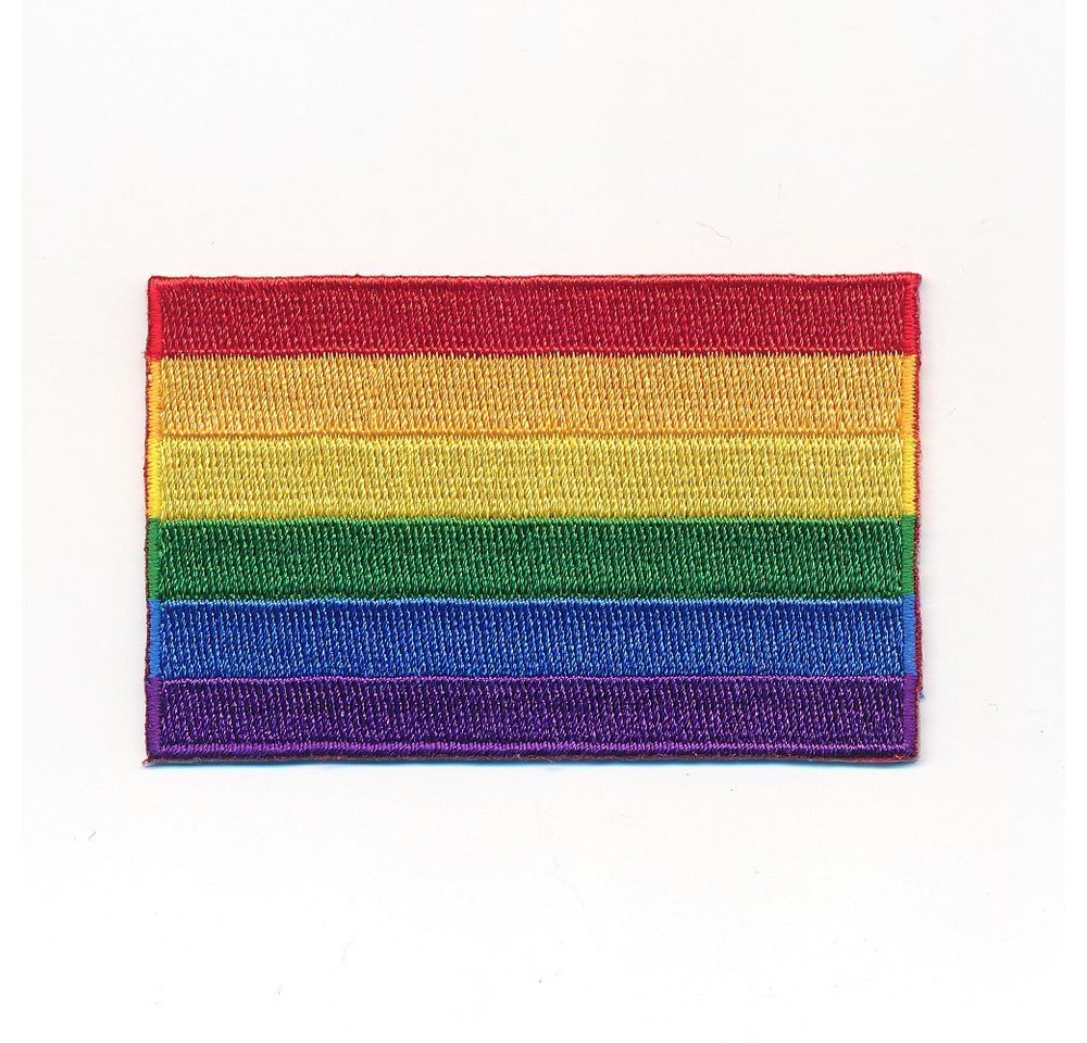 Thumbnail - hegibaer Aufnäher 4 Regenbogen Flaggen LGBT Pride Gay Patch Aufnäher Aufbügler Set 1281, (Set, 4-tlg., 4 Teilig), 4 vers...