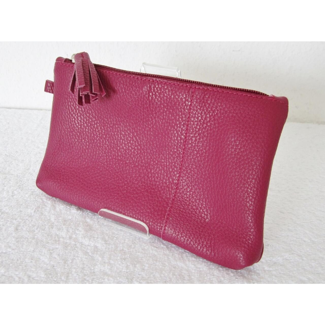 BELLISSIMA ITALIA Kulturbeutel Leder-Kult.-Tasche Dollaro dahlia (1-tlg)