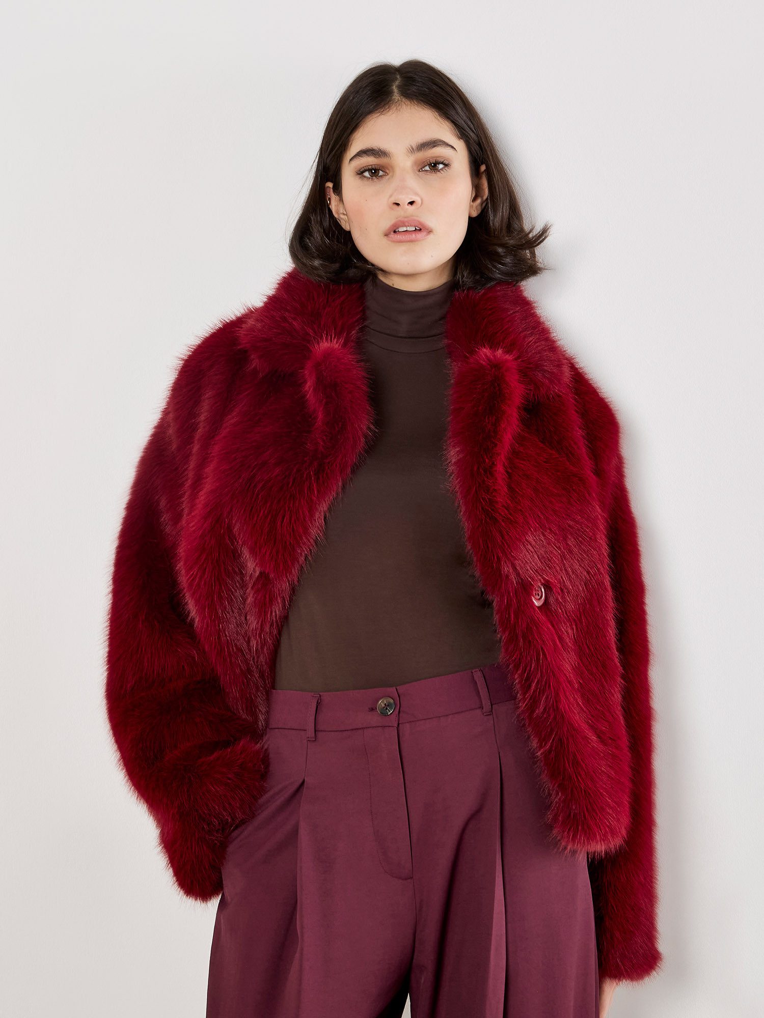 Apricot Fellimitatjacke Kurzjacke, aus Kunstfell günstig online kaufen