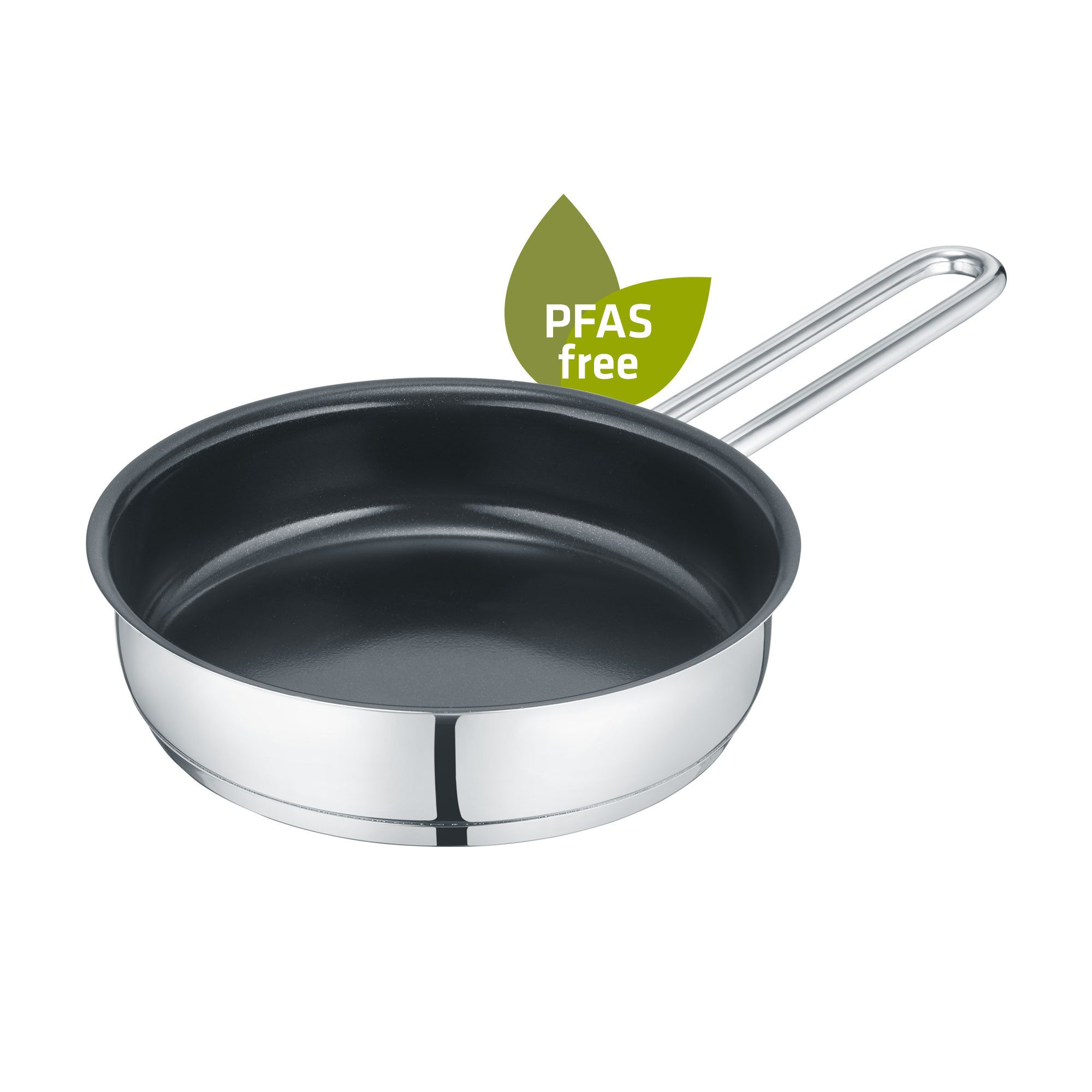 Berndes Bratpfanne Mini 14cm, Edelstahl, PFAS-frei - b.mini, Edelstahl