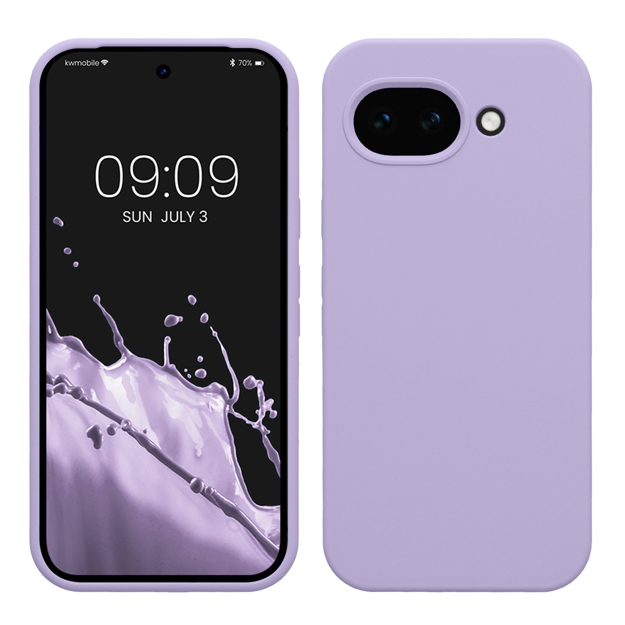 kwmobile Smartphone-Hülle Handyhülle für Google Pixel 10a Hülle, Weiches Handy Silikon Case - Schutzhülle Cover