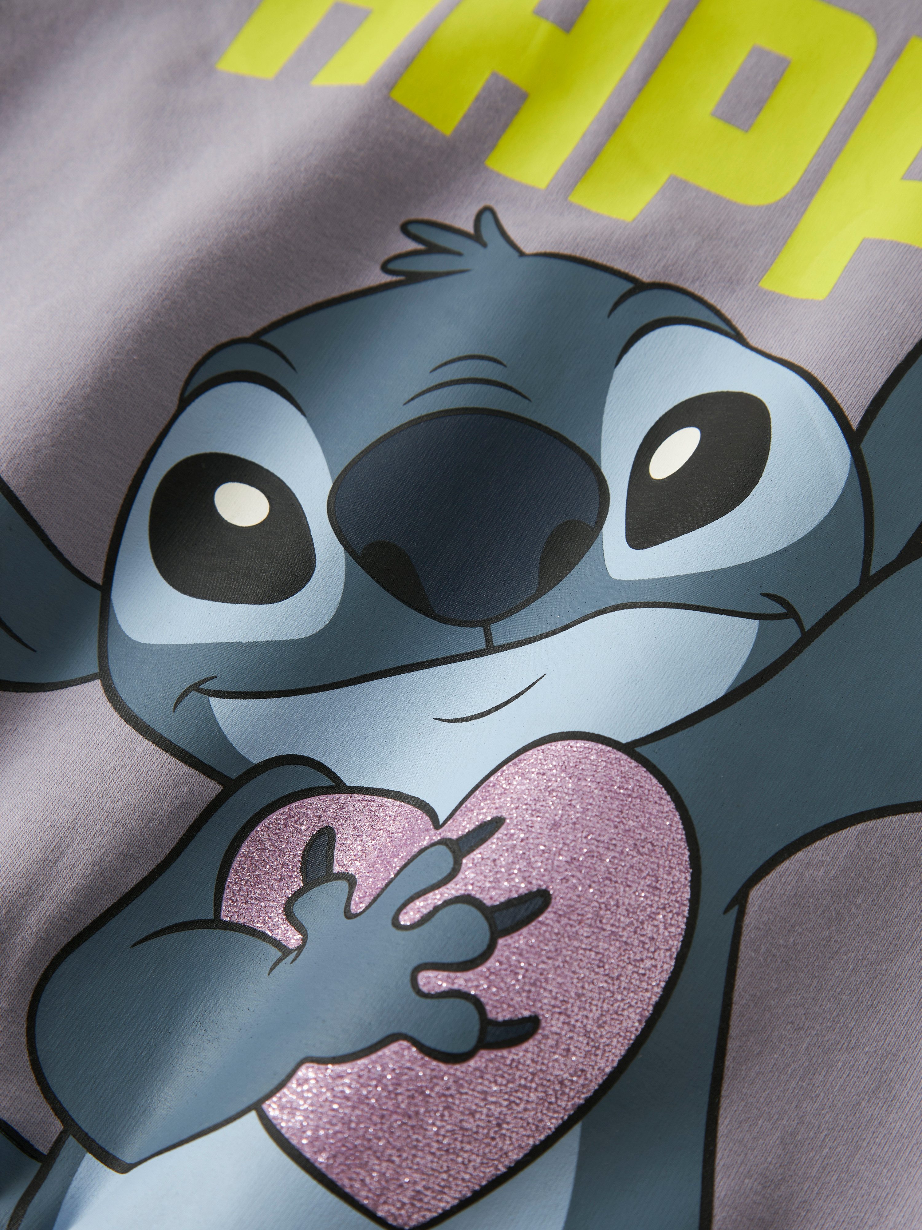 Name It Sweatshirt NMFDIDI STITCH SWEAT UNB NOOS WDI mit Glitzerprint für einen funkelnden und coolen Loo – Bild 5 von 5