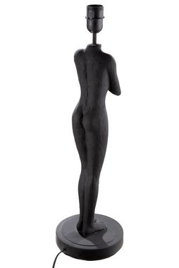 GILDE Tischleuchte GILDE Lampe Lady Black&White - schwarz - H. 78cm x D. 30,5cm