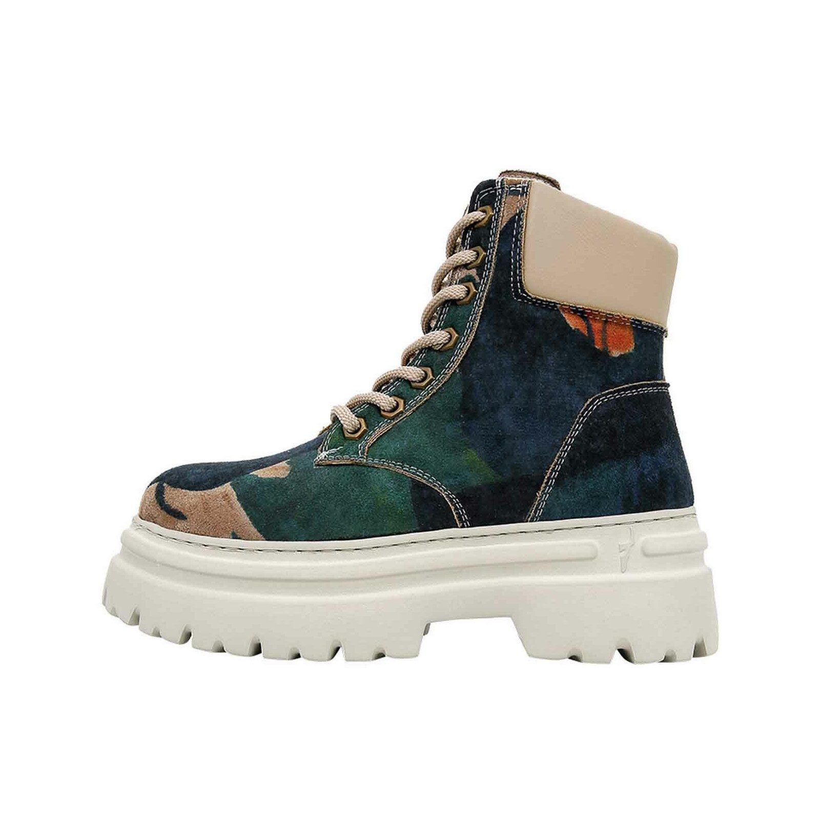 DOGO Nimble Platform Boot Petals Damen Stiefeletten Schnürstiefelette Handgefertigt