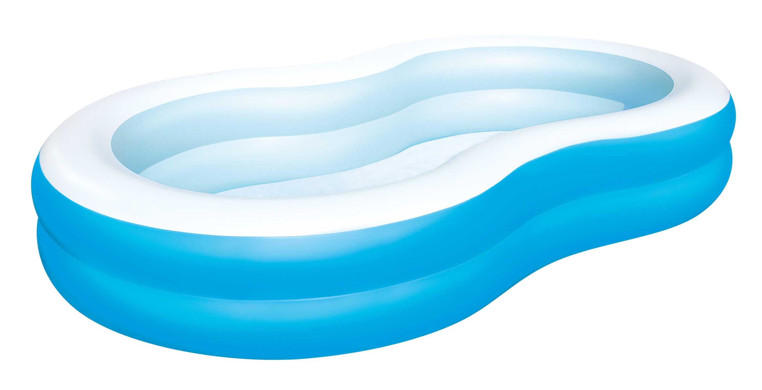 BESTWAY Ovalpool Bestway Familienpool Lagoon 262x157x46cm