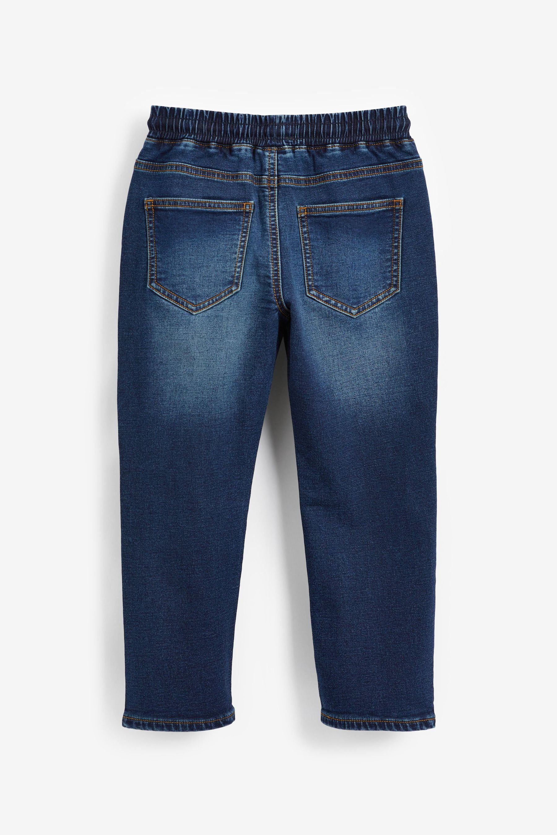 Next Blue (1-tlg) Indigo Regular-fit-Jeans Jersey-Jeans