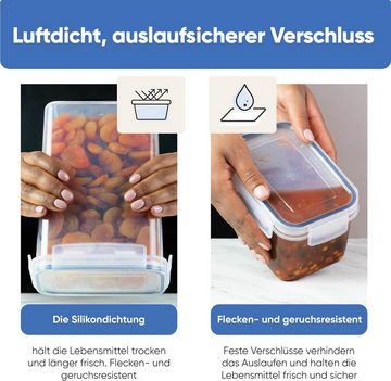 HYZULU Einmachglas Vorratsdosen,meal prep boxen,aufbewahrungsbox küche,essensbox,boxen, PP, (26-tlg), Mittagsbox