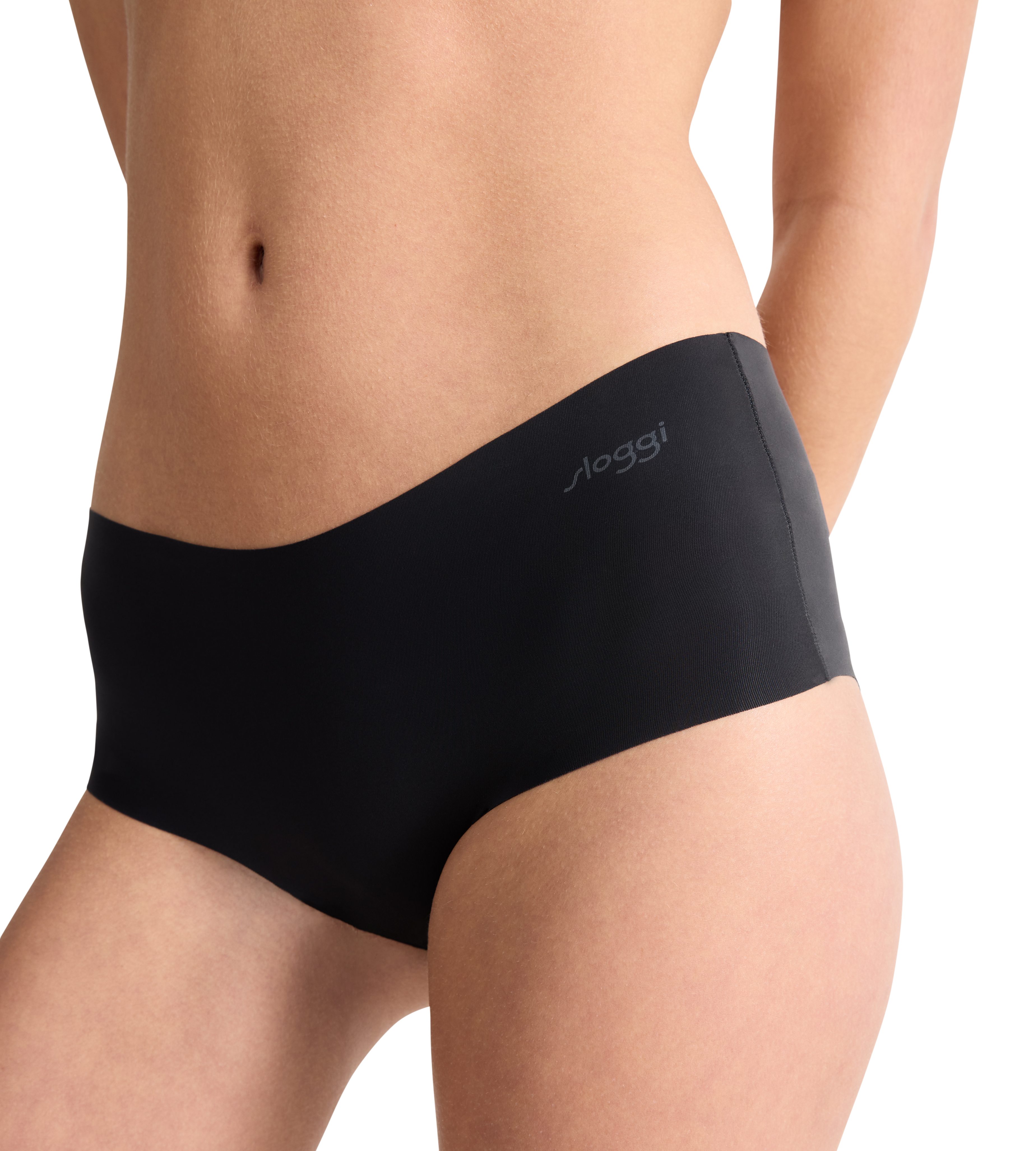 sloggi Panty ZERO Microfibre 2.0 (2er Pack) nahtlos, gewellte Abschlüsse hinten, Microfaser