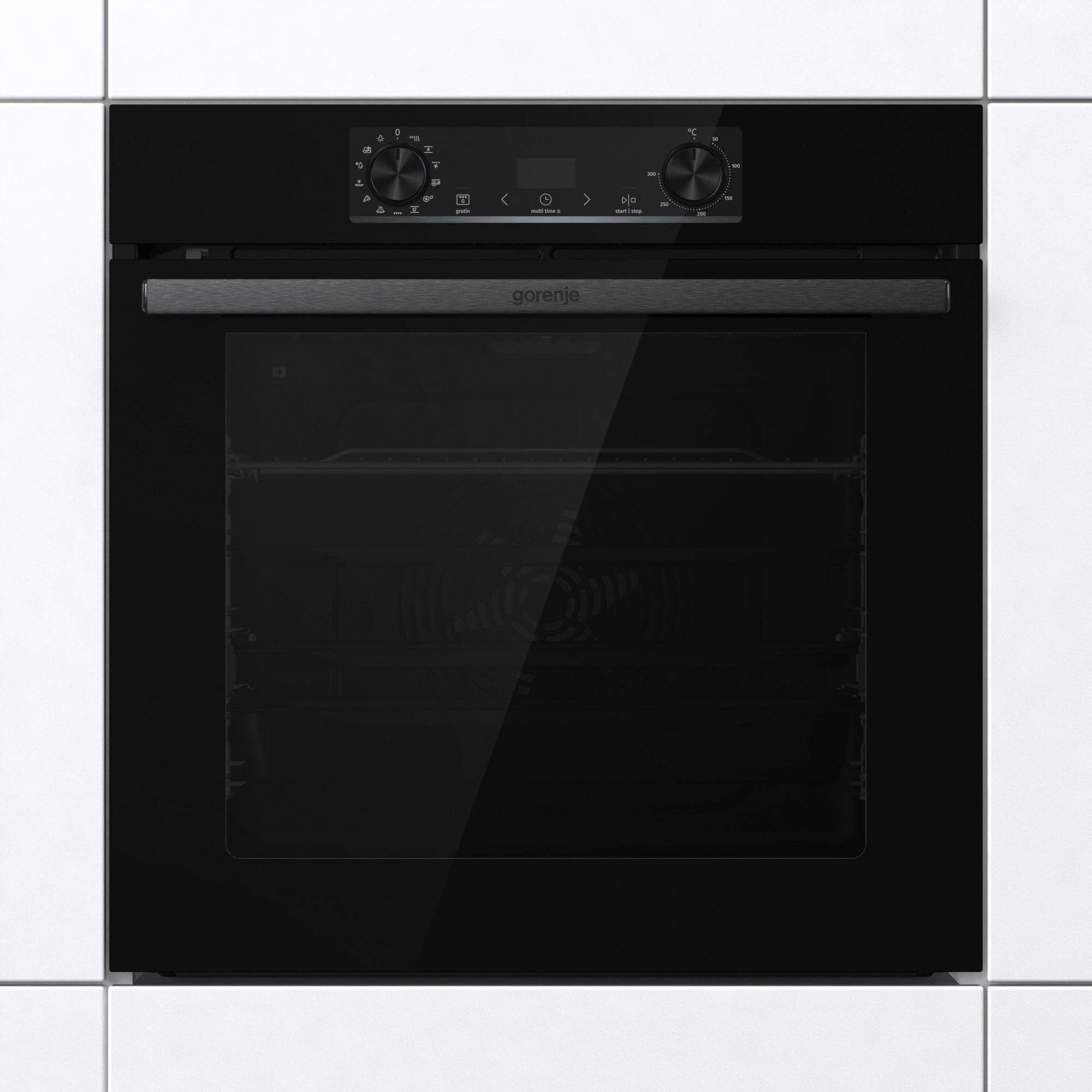 GORENJE Pyrolyse Backofen BPS6737E14X, BPS6737E14BG, mit 1-fach-Teleskopauszug, Pyrolyse-Selbstreinigung, AirFry-Funktion