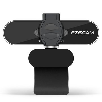 Foscam W21 1080P Full HD USB Webcam (Weitwinkelobjektiv, integriertes Mikrofon, Abdeckung zum Schutz der Privatsphäre)