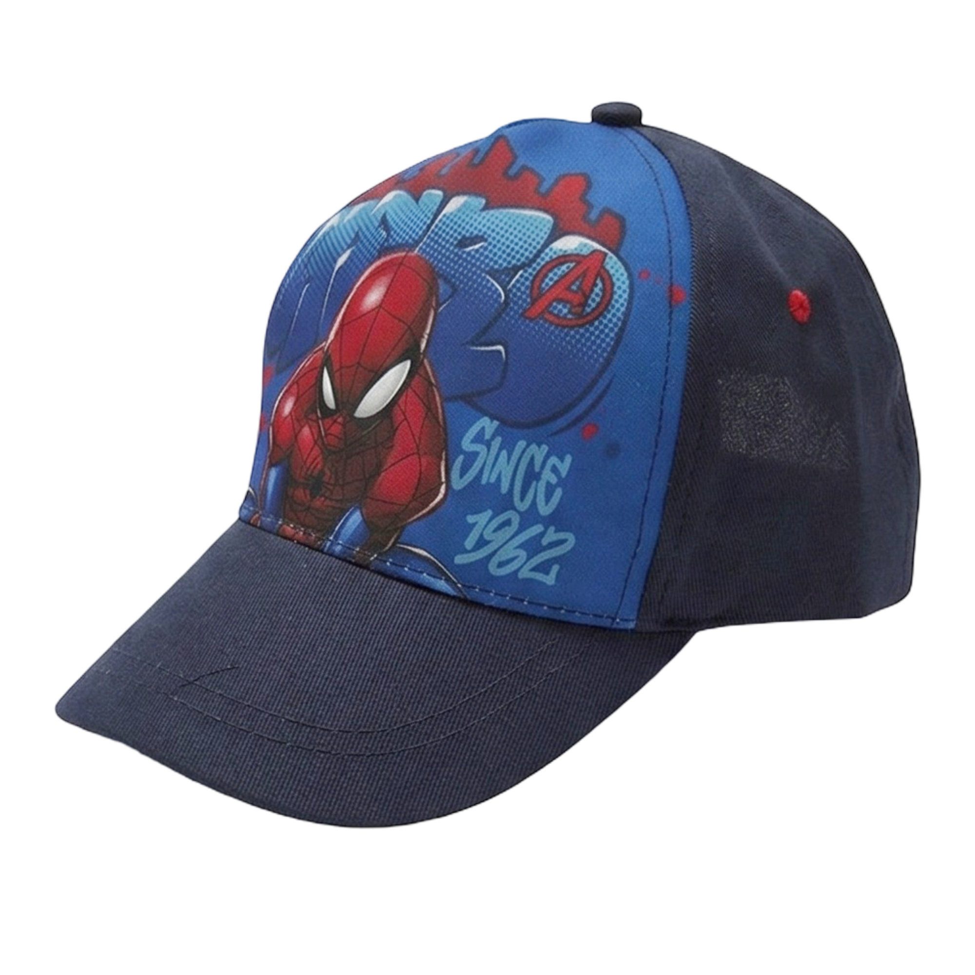 MARVEL Baseball Cap Marvel Spiderman Kinder Basecap Baseball Kappe Mütze Gr. 52 bis 54