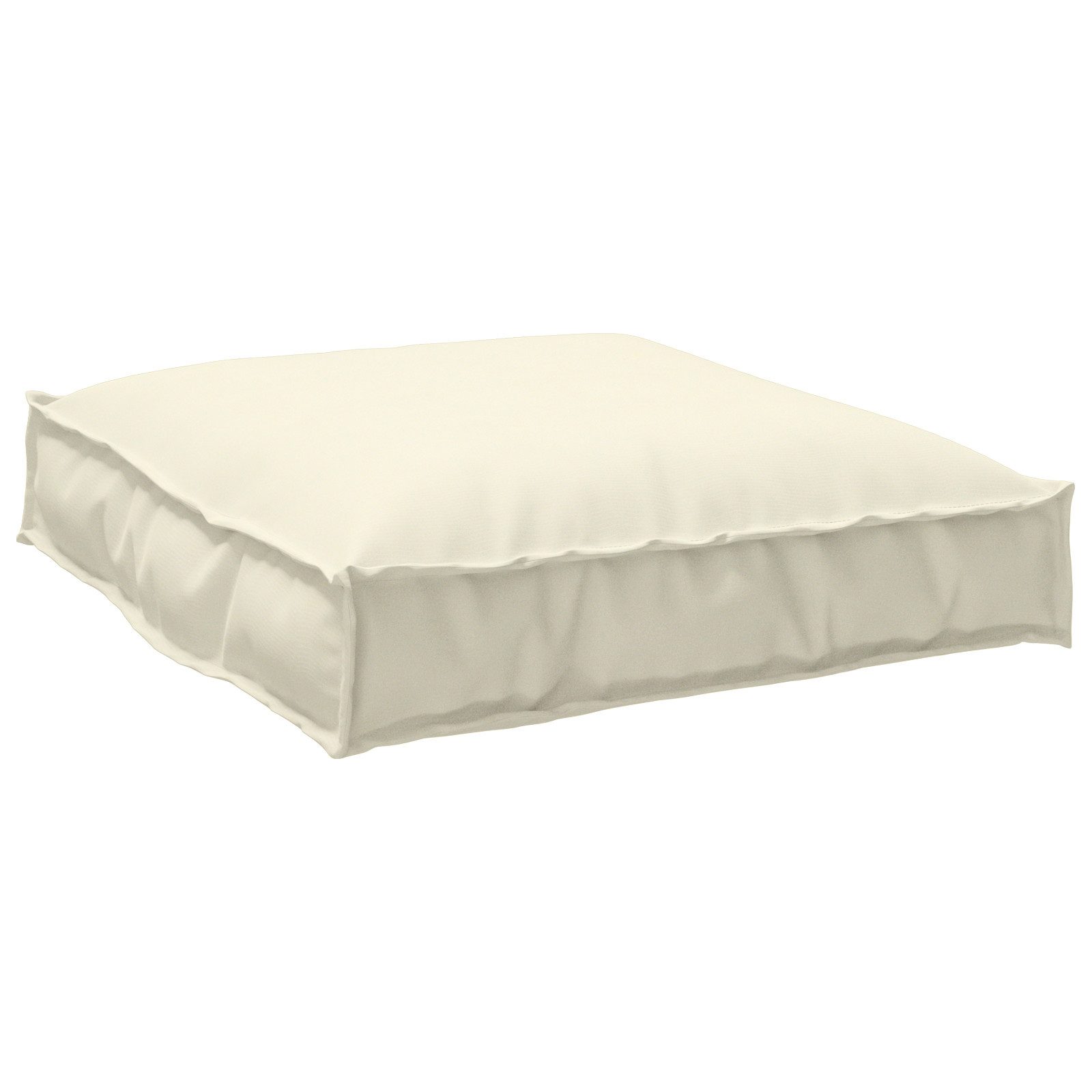 vidaXL Sitzauflage Paletten-Sitzkissen Creme 70x70x12 cm günstig online kaufen