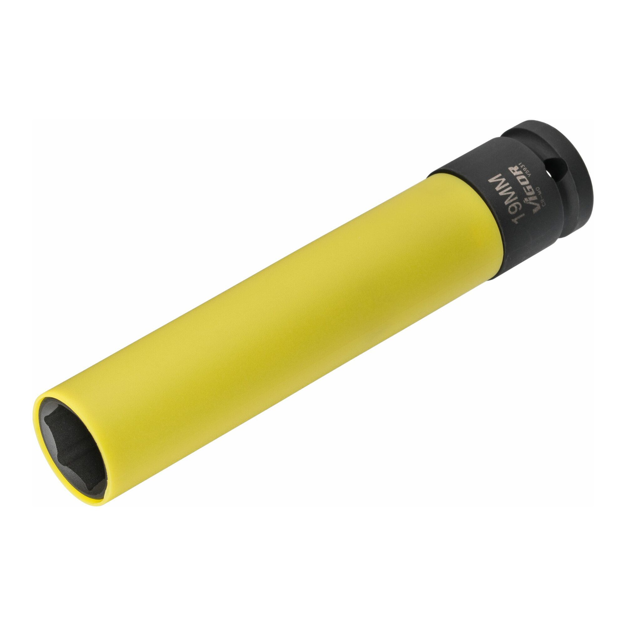 VIGOR Steckschlüssel VIGOR Schlagschrauber Steckschlüssel-Einsatz SW 19, 150 mm V5931 ∙ Vie