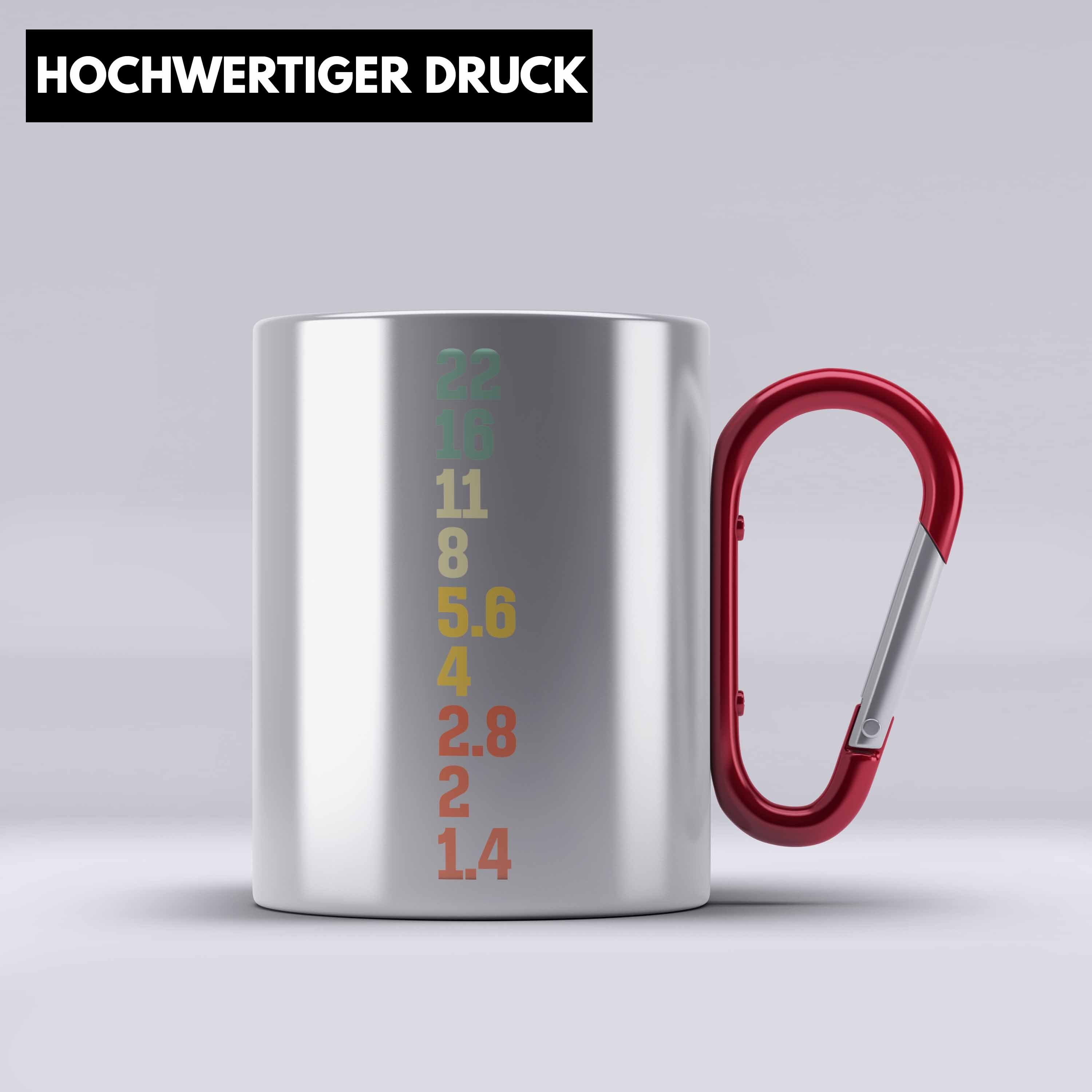 Geschenk Thermotasse Tasse Edelstahl Trendation Fotografie Zubehör Rot Fotograf Ede Fotografieren