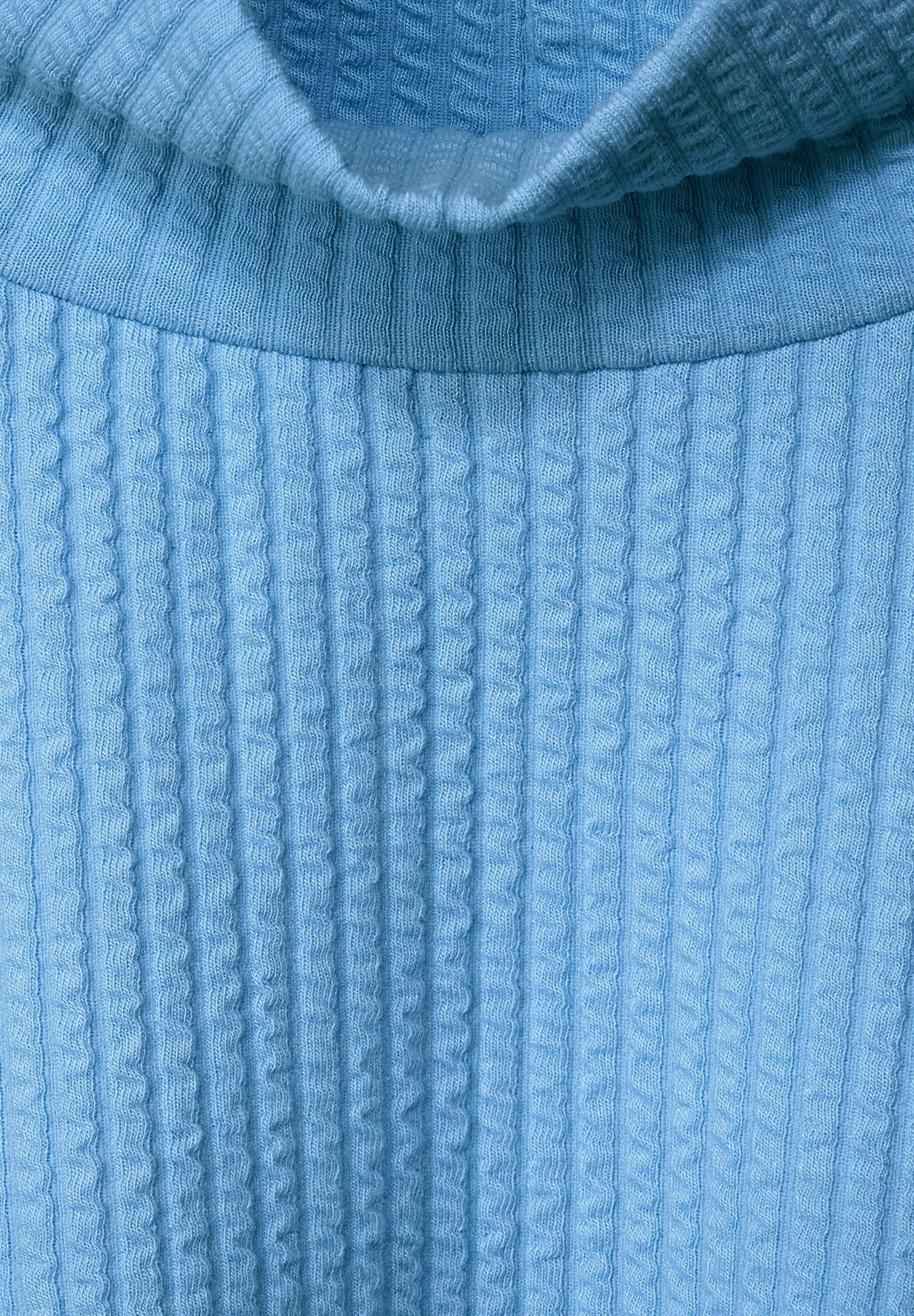 STREET ONE Langarmshirt in Unifarbe