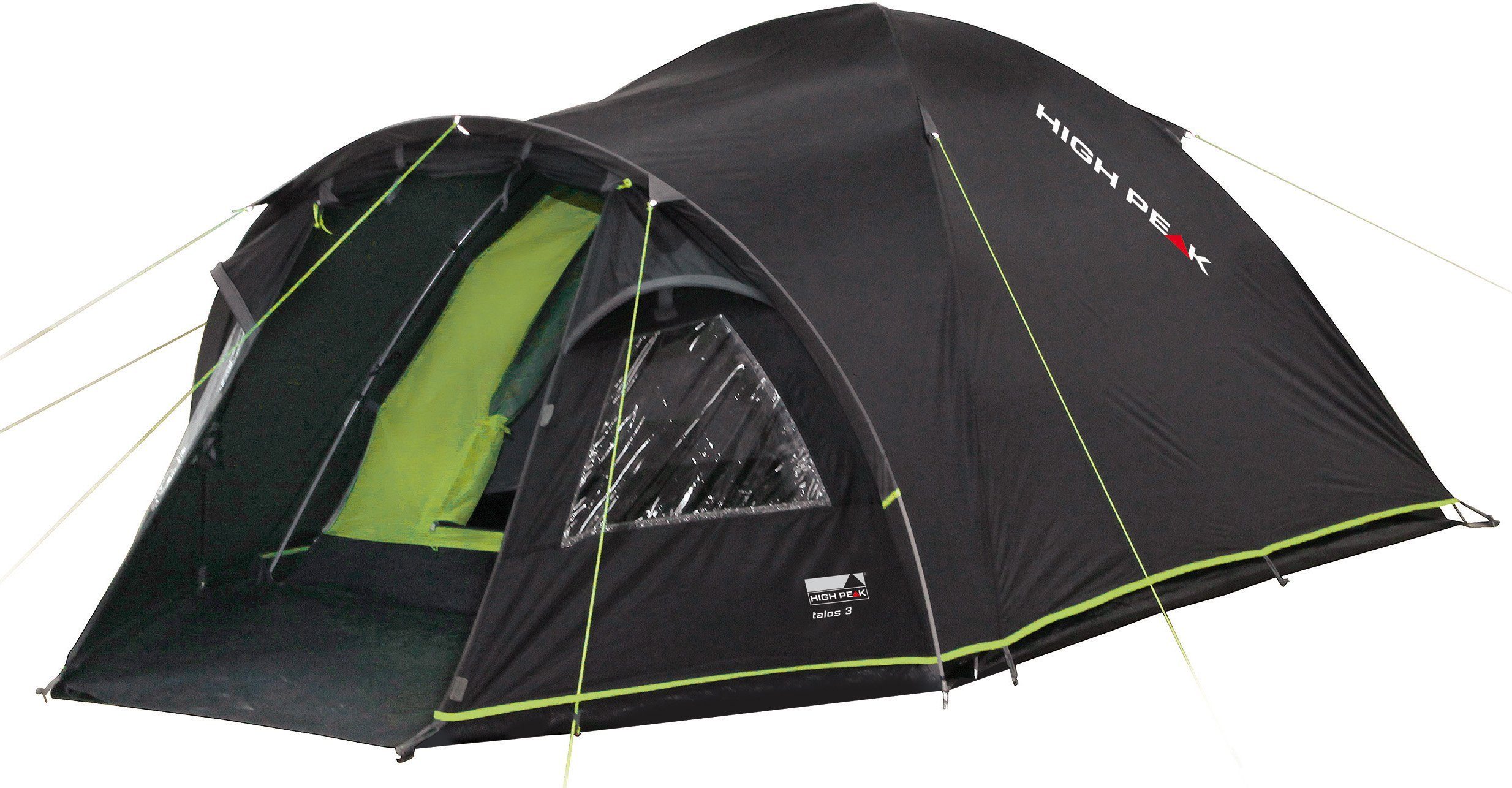 High Peak Kuppelzelt Talos 4, Personen: 4 (Set, mit Transporttasche)