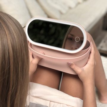 AILORIA Kosmetikspiegel MAGNIFIQUE beautycase mit dimmbarem led-spiegel, Beautycase mit LED-Spiegel (USB)