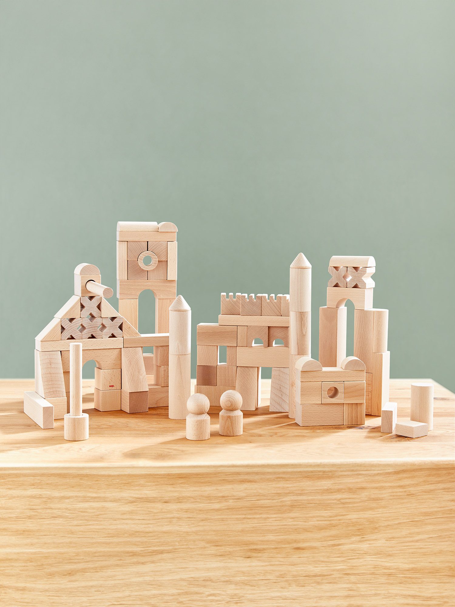 Haba Basisbausteine natur, Set groß Spielbausteine, unisex neutral