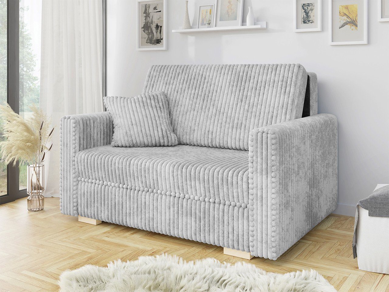 MIRJAN24 Schlafsofa Viva Piano II, mit Bettkasten und Schlaffunktion, Holzk günstig online kaufen