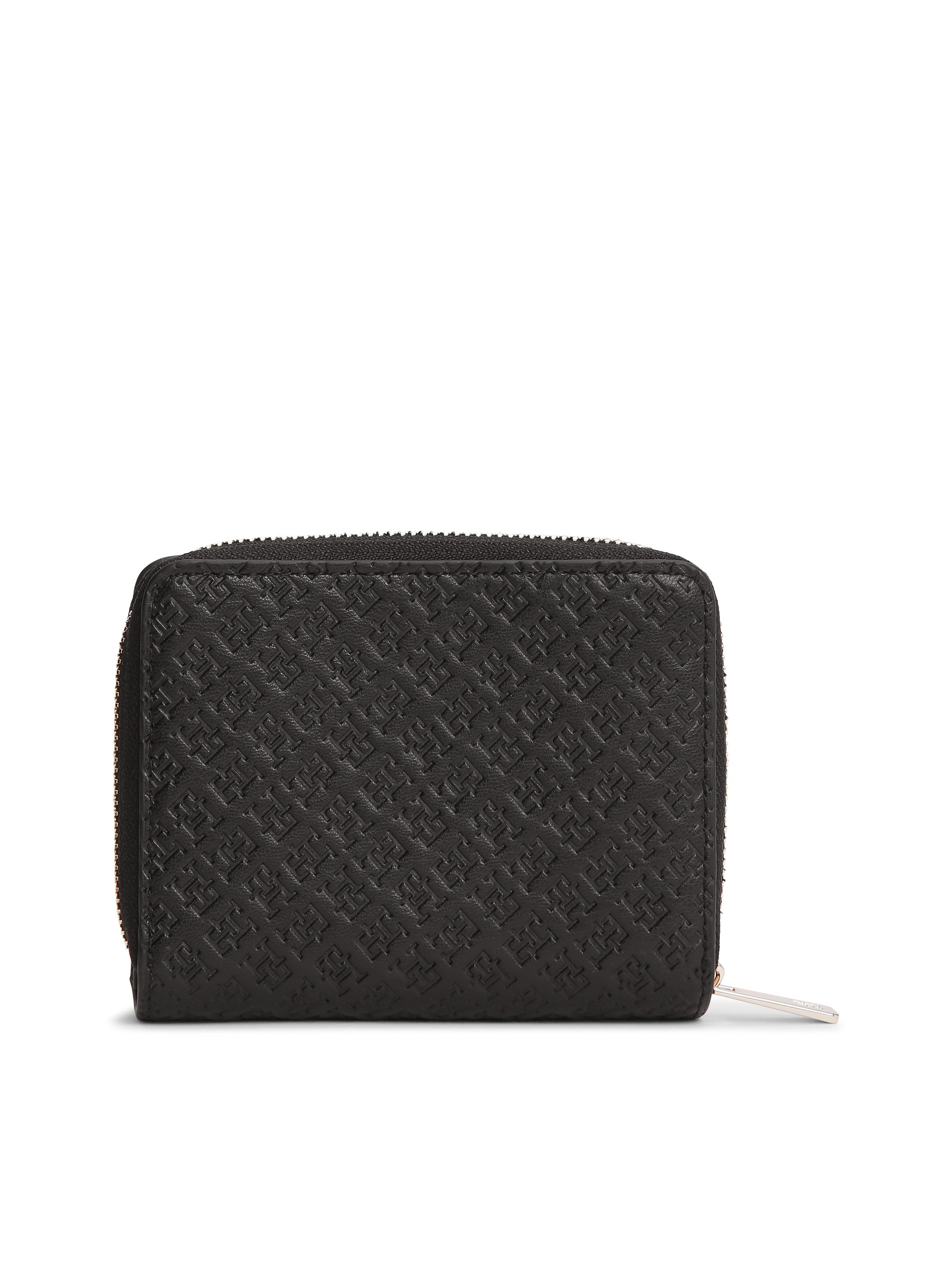 Tommy Hilfiger Geldbörse TH ICON MED ZA W/FLAP MONO, Unisex Geldbeutel, Por günstig online kaufen