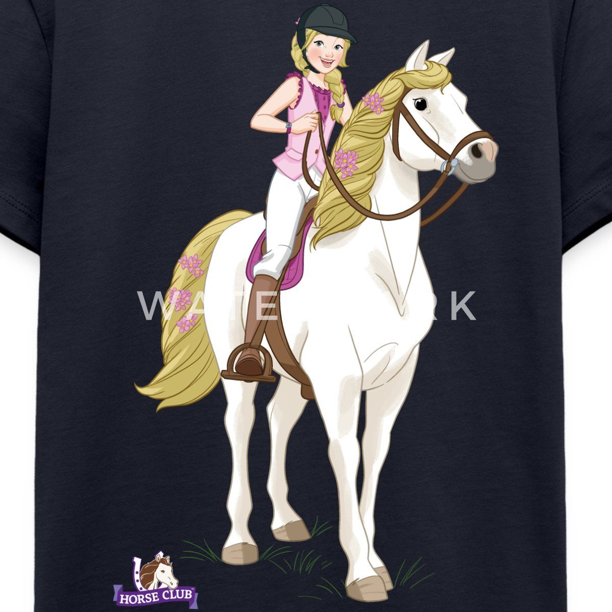 T-Shirt Schleich Horse Club Sofia posiert auf Blossom Teenager Premium T-Shirt