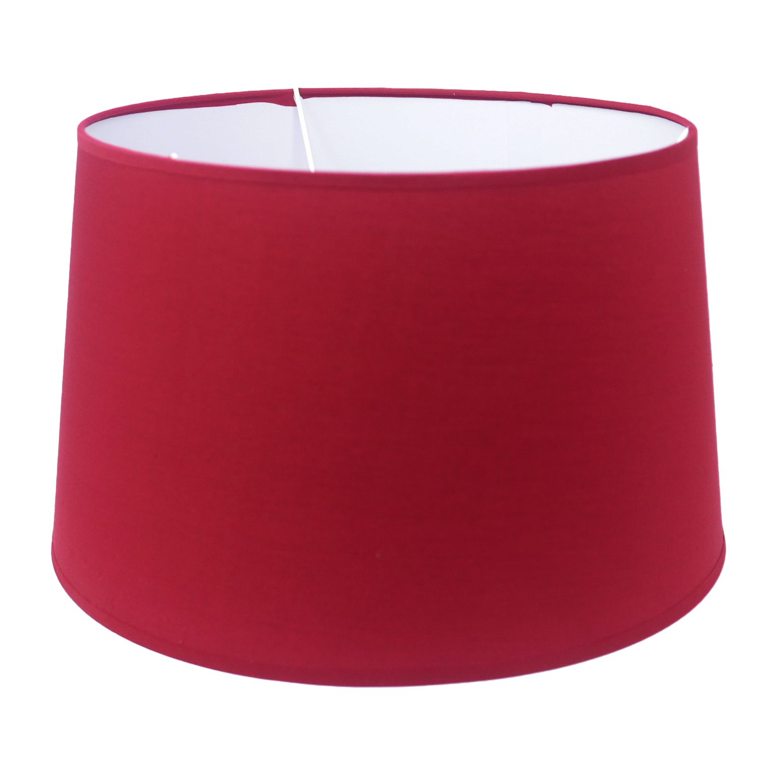 Lampenschirm Lampenschirm rund rot 34,5x30x21,5 cm