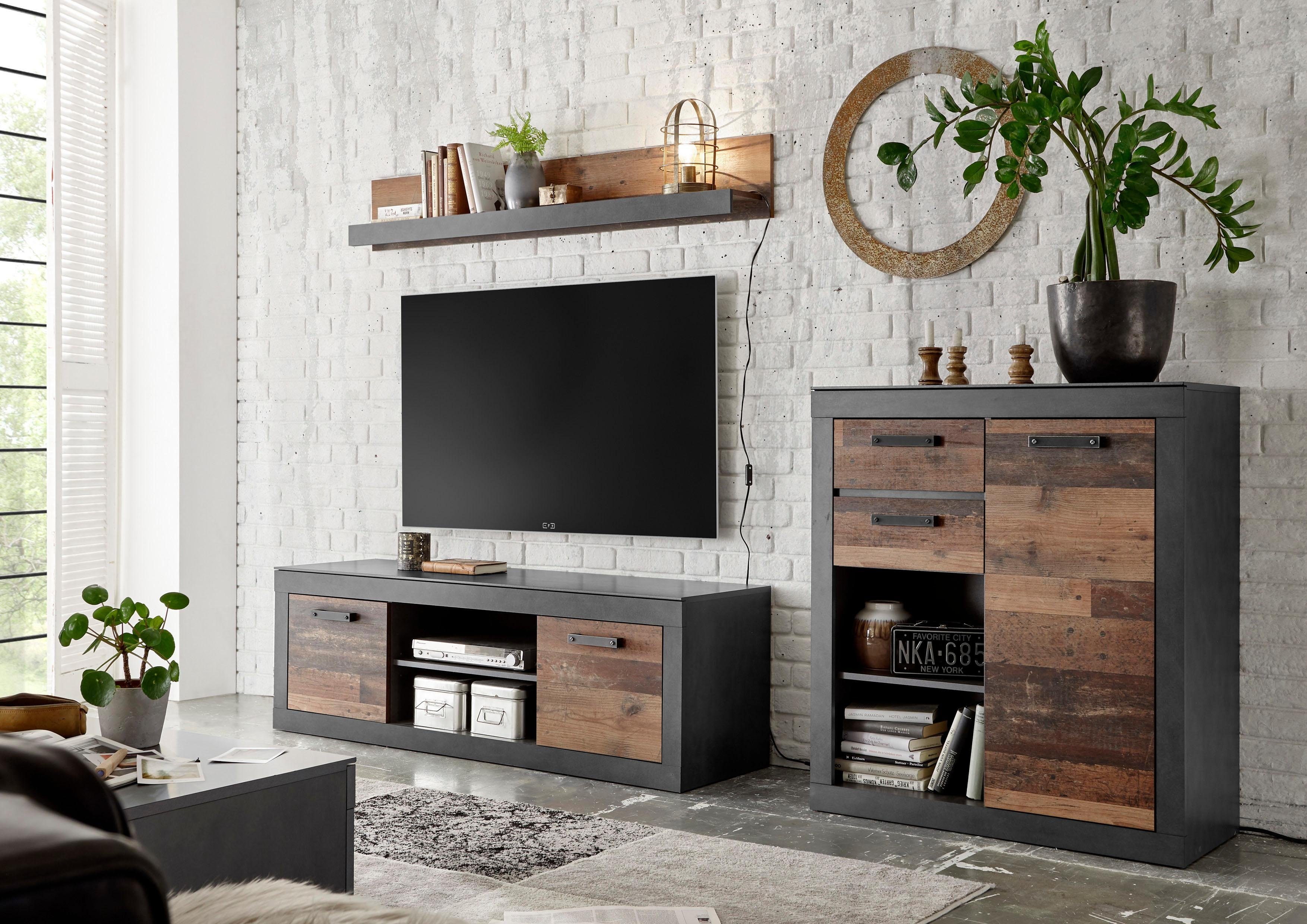 Home affaire Wohnwand »BROOKLYN«, Moderne Trendfarben online kaufen | OTTO