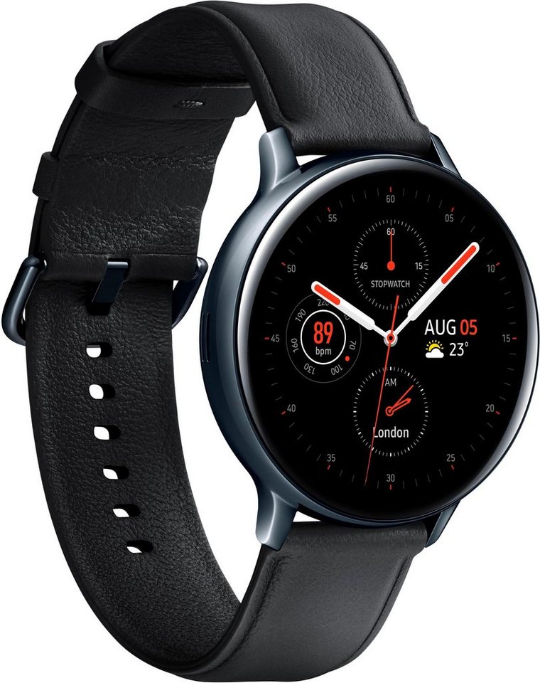Samsung Galaxy Watch Active2 Edelstahl, 44 mm, Bluetooth (SM-R820) Smartwatch (3,4 cm/1,4 Zoll