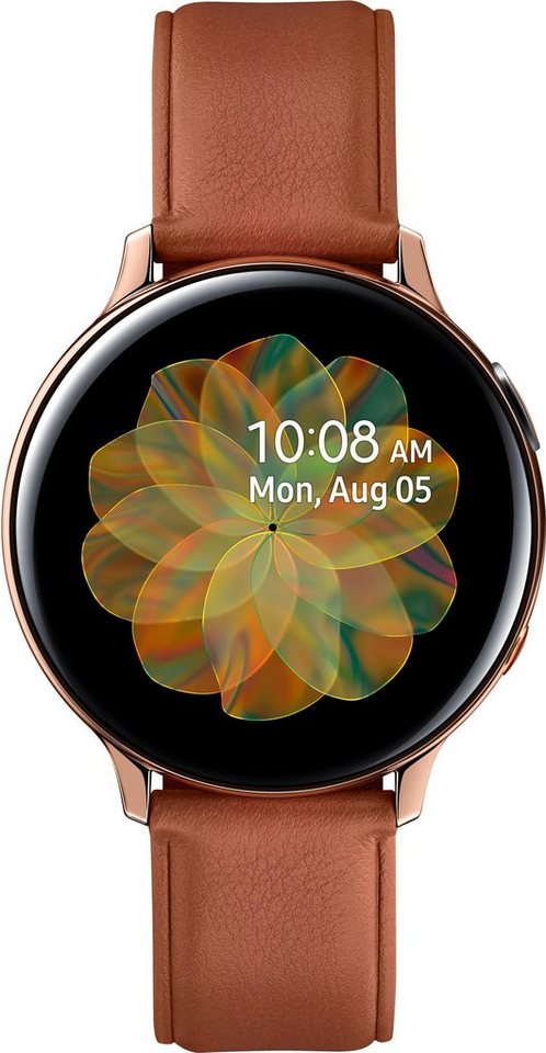 Samsung Galaxy Watch Active2 Edelstahl, 44 mm, LTE & Bluetooth (SM-R825) Smartwatch (3,4 cm/1,4
