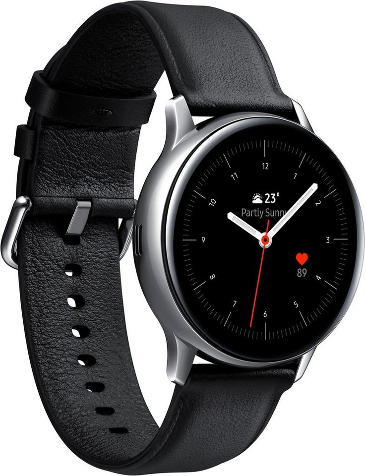 Samsung Galaxy Watch Active2 Edelstahl, 40 mm, LTE & Bluetooth (SM-R835) Smartwatch (3 cm/1,2