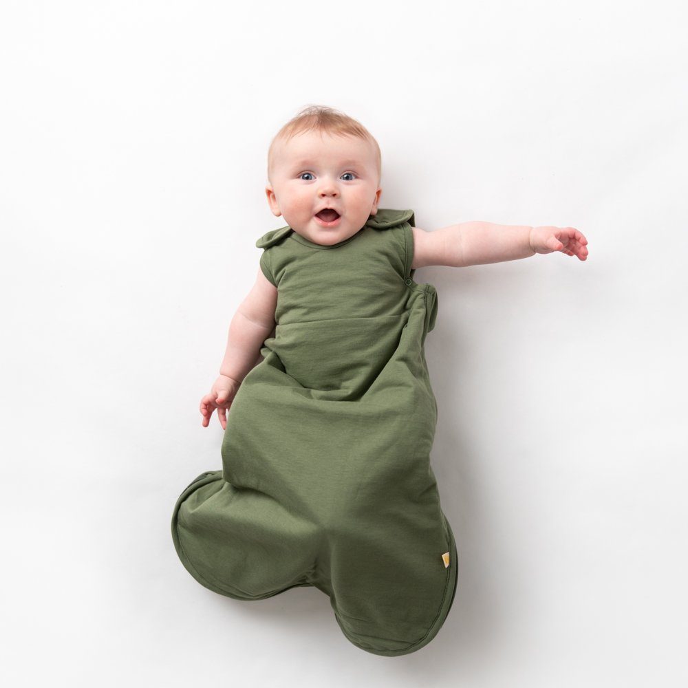 Schlummersack Kinderschlafsack, Babyschlafsack, 2.5 Olive zertifiziert Tog OEKO-TEX