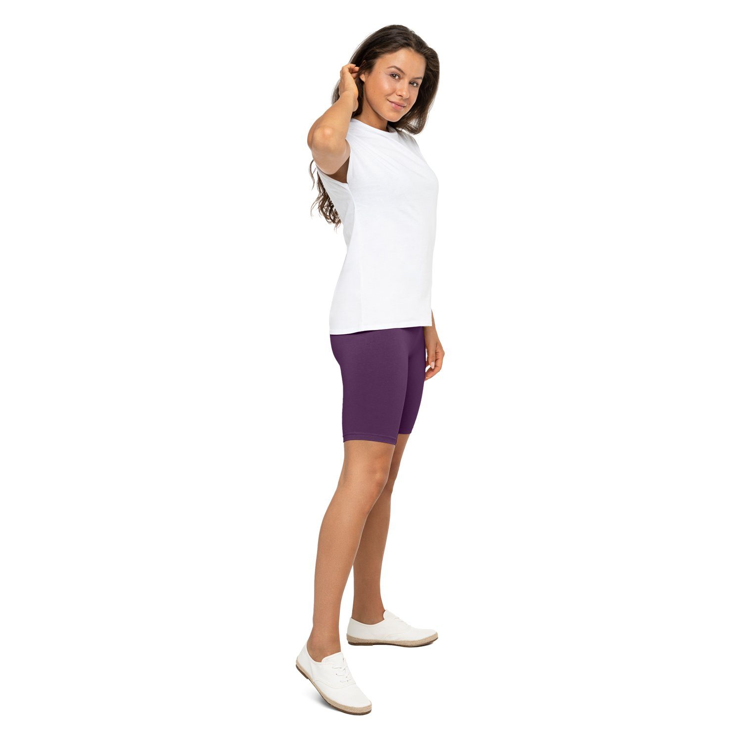 celodoro Shorts Damen Kurzleggings Stretch-Jersey Radlerhose günstig online kaufen