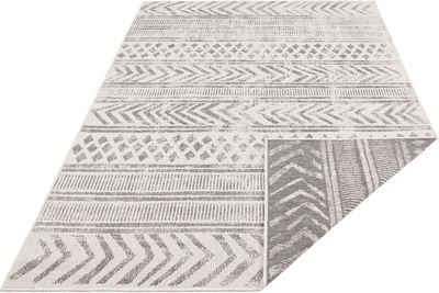 Teppich »BIRI«, NORTHRUGS, rechteckig, Höhe 5 mm, In- und Outdoor geeignet, im Boho Stil, Wendbar, ideale Teppiche für Wohnzimmer, Schlafzimmer