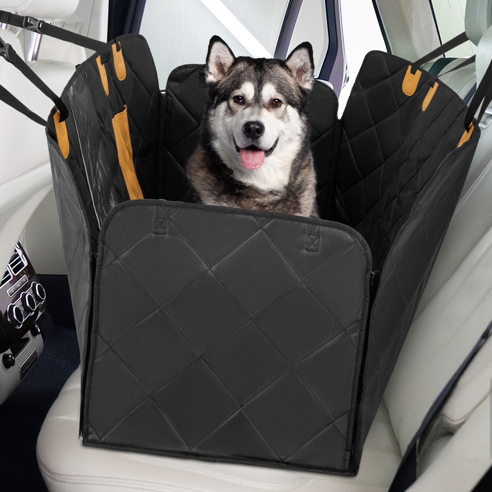 KOMFOTTEU Tier-Autoschondecke, Hundedecke mit Netzfenster & günstig online kaufen