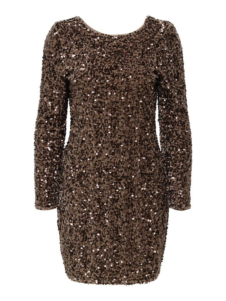 ONLY Minikleid ONLCONFIDENCE L/S DEEP SEQUINS DRES