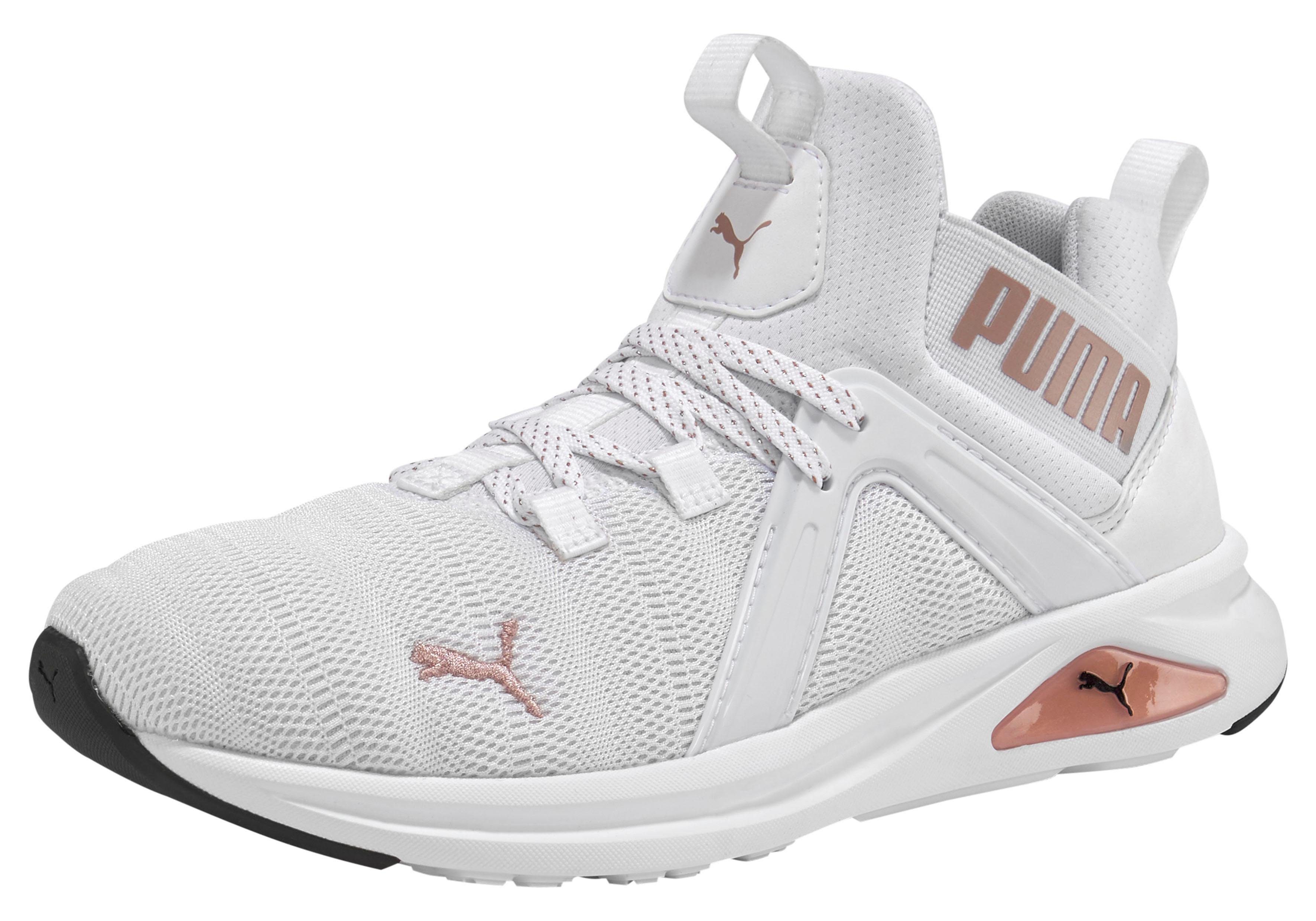 puma beige platform sneakers