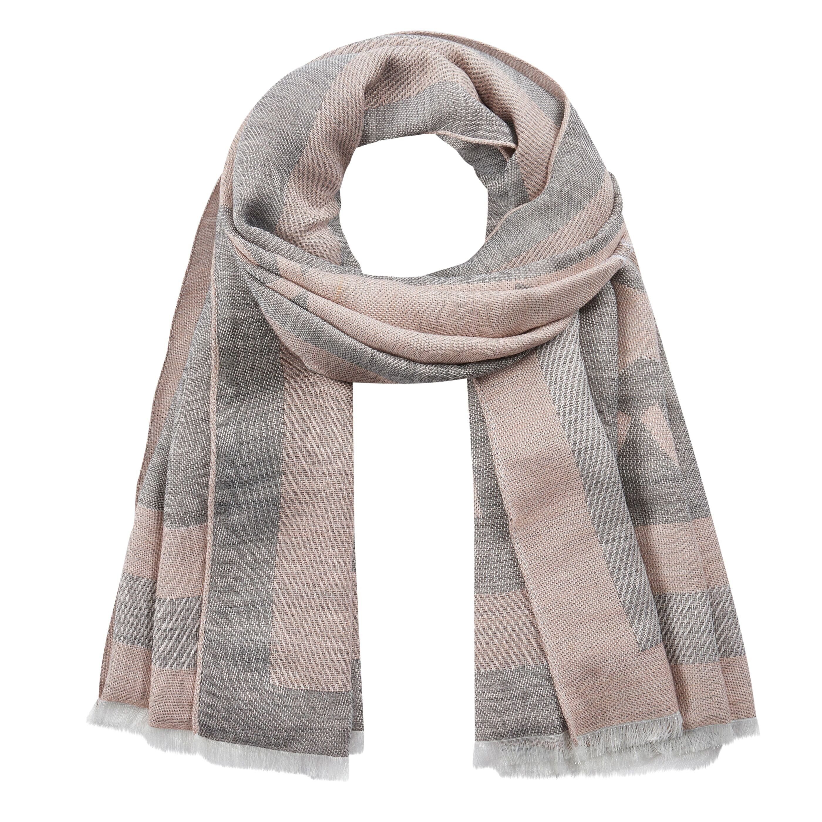 Codello Modeschal CODELLO LOVES ITALY, mit gewebtem Monogramm-Muster