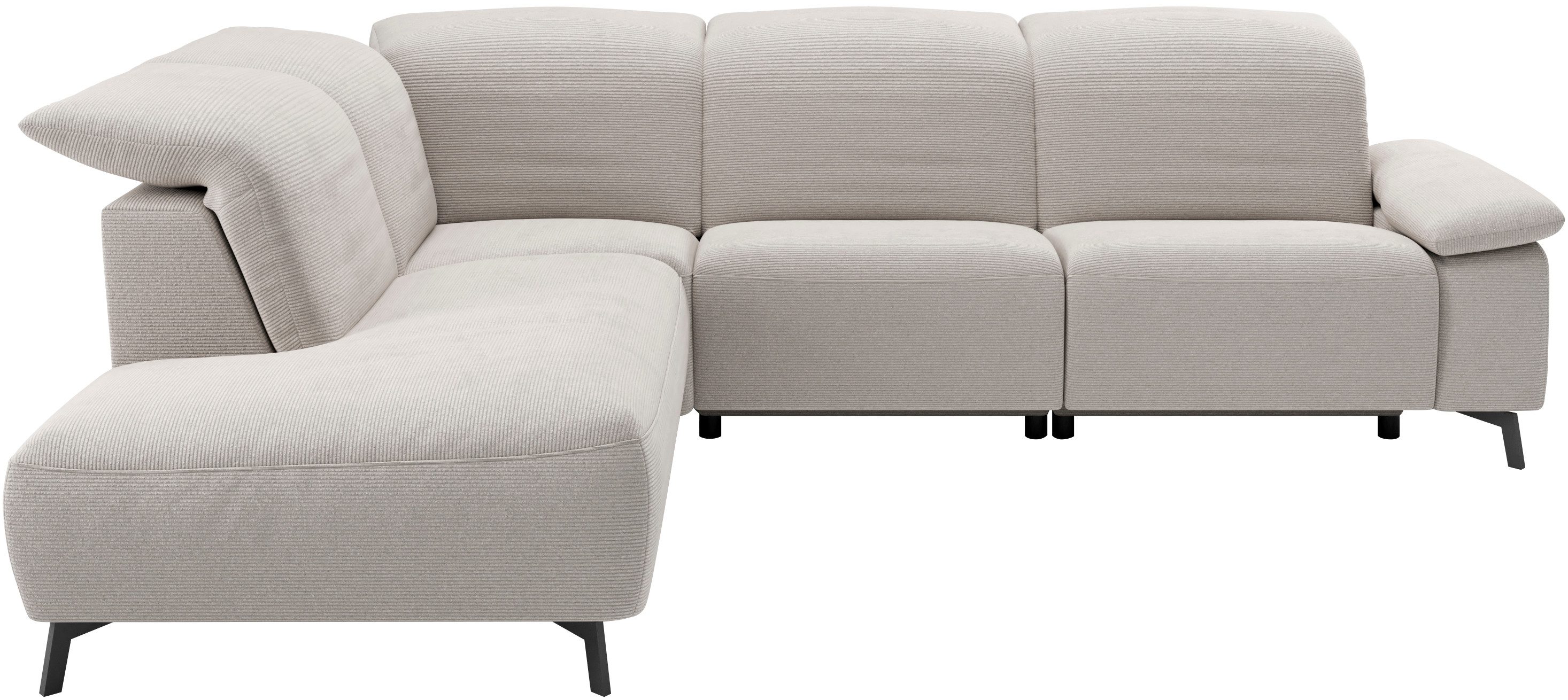 Musterring Ecksofa MR 370, intelligenter Komfort im modernen Design, Optionale Relaxfunktion, flexible Kopfteile & klappbare Armlehnen