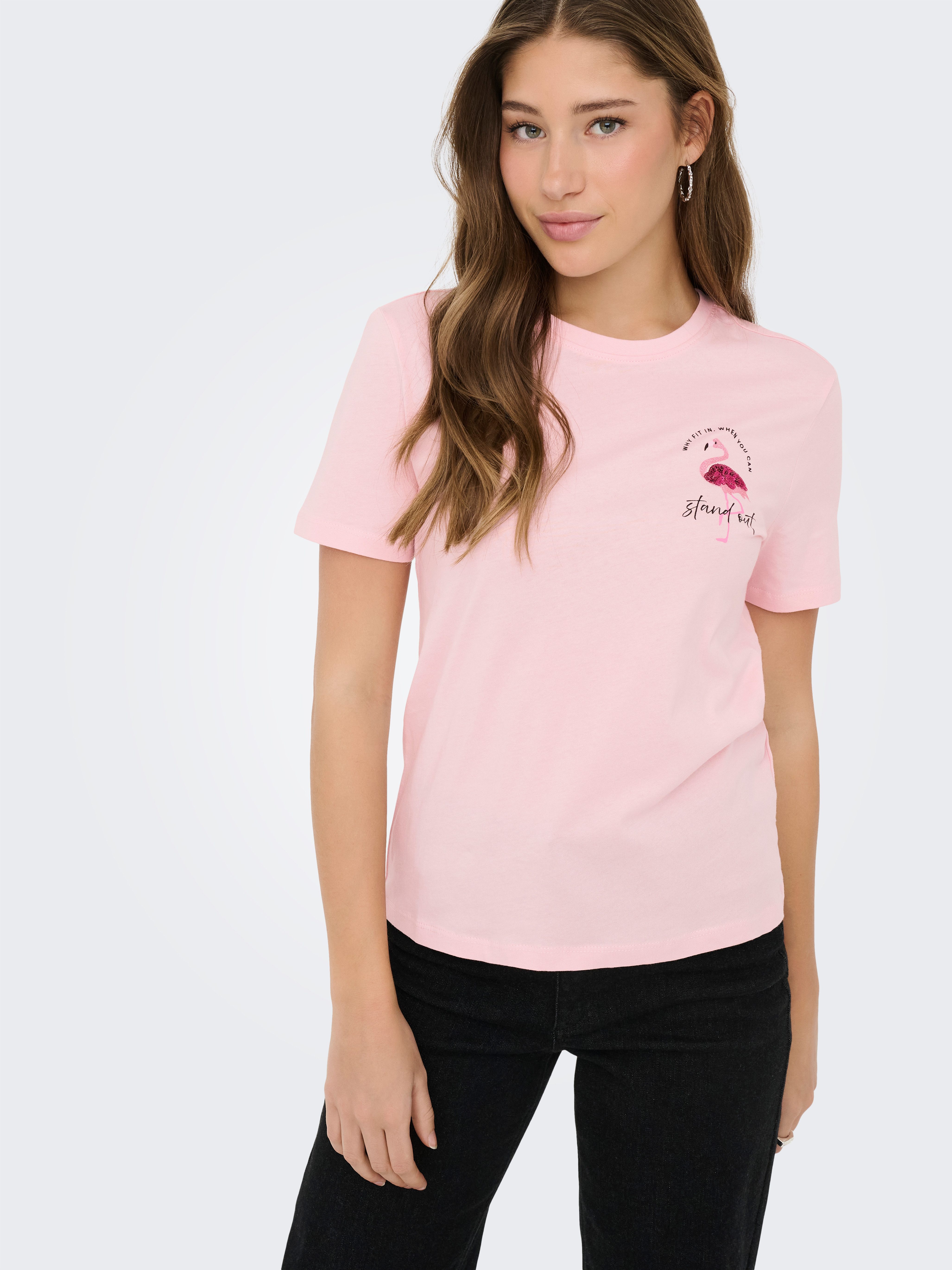 ONLY Kurzarmshirt ONLKITA S/S TEE JRS NOOS Baumwolle, regular fit günstig online kaufen