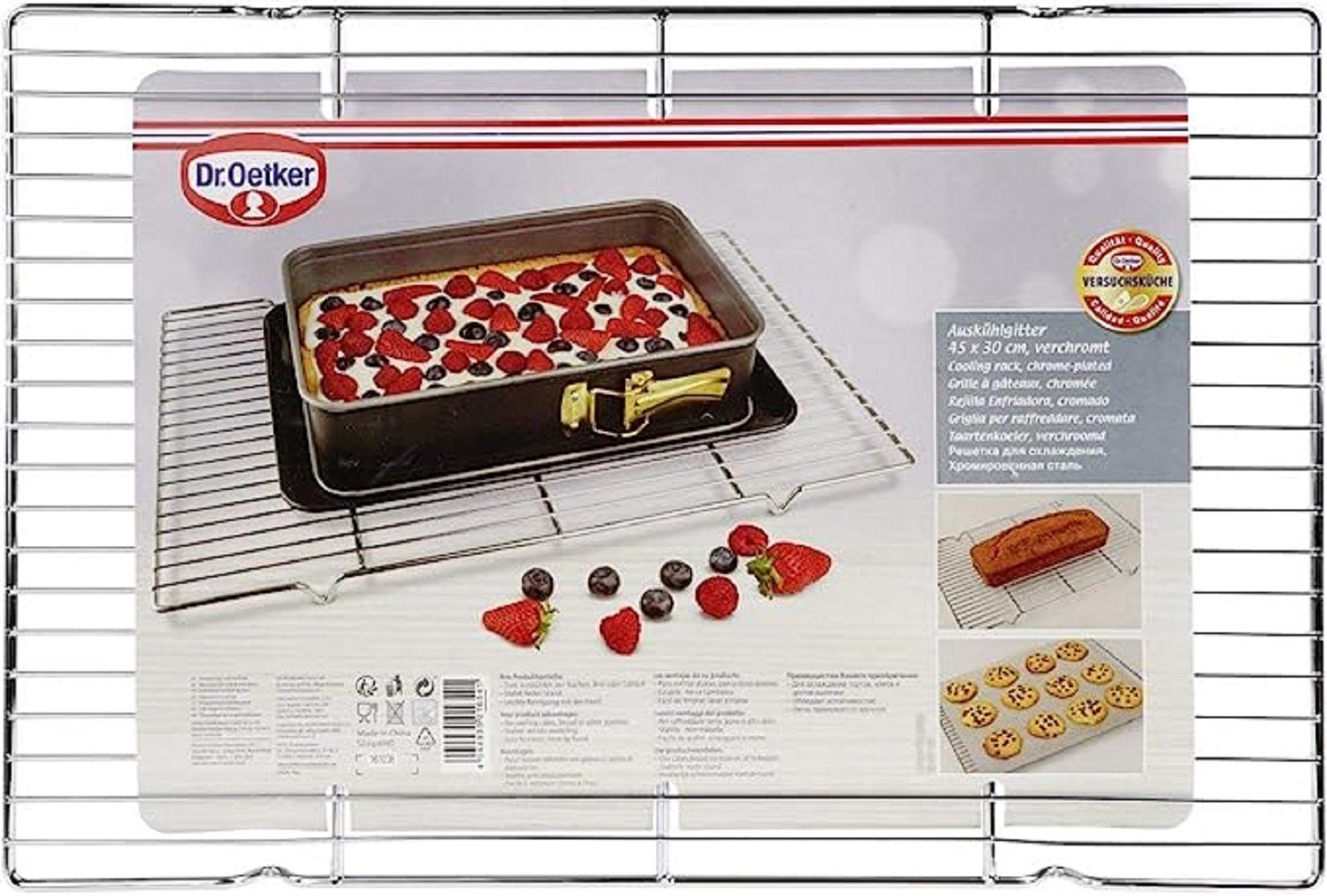 Dr. Oetker Küchenhelfer Backform Dr. Oetker, Auskühlgitter Profi 45 x 30 cm, (1-tlg)