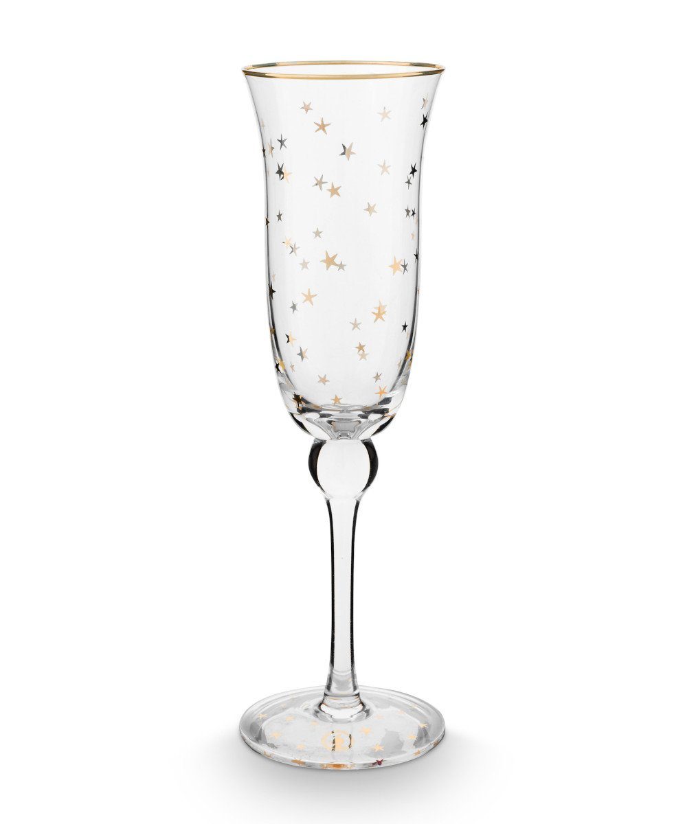Champagnerglas Stars Champagnerglas gold 0,22l
