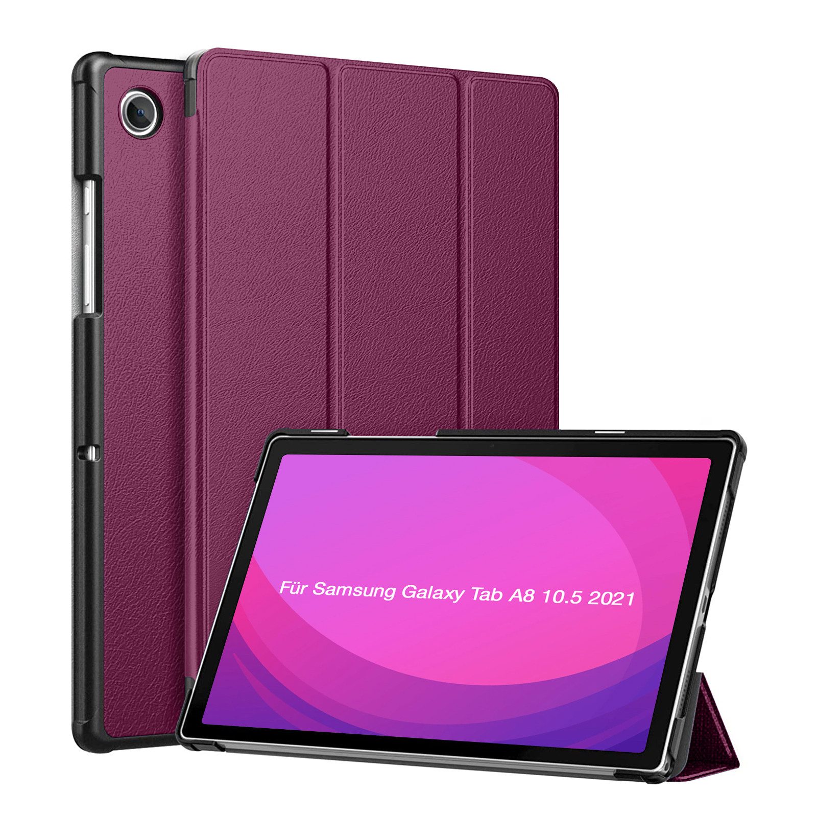 Tec-Expert Tablet-Hülle Tablet Cover Hülle für Samsung Galaxy Tab A8 10,5 Zoll 2021 10.5 Zoll, 10.5, Schutzhülle Klapphülle Tasche Case von Tec-Expert